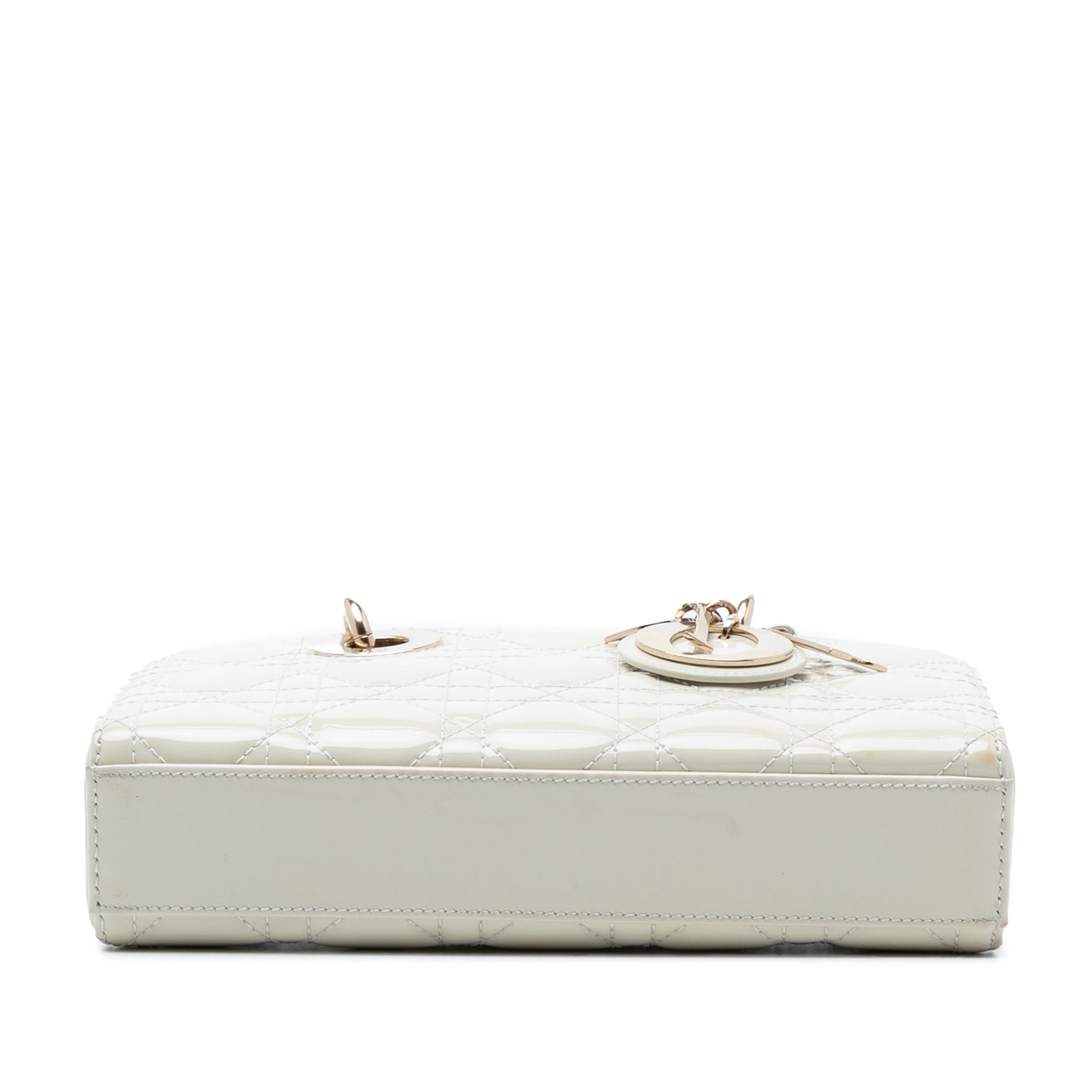 Dior Small Patent Cannage Lady D Joy
