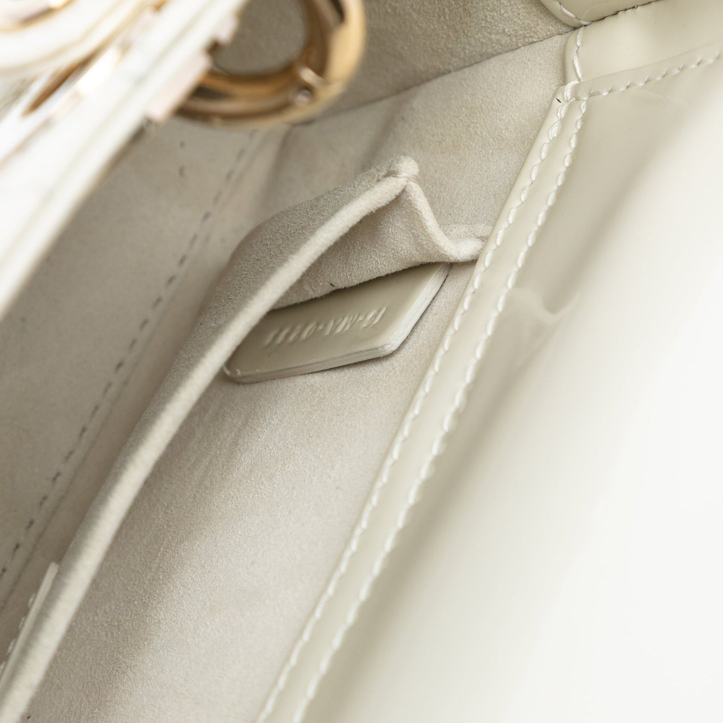Dior Small Patent Cannage Lady D Joy