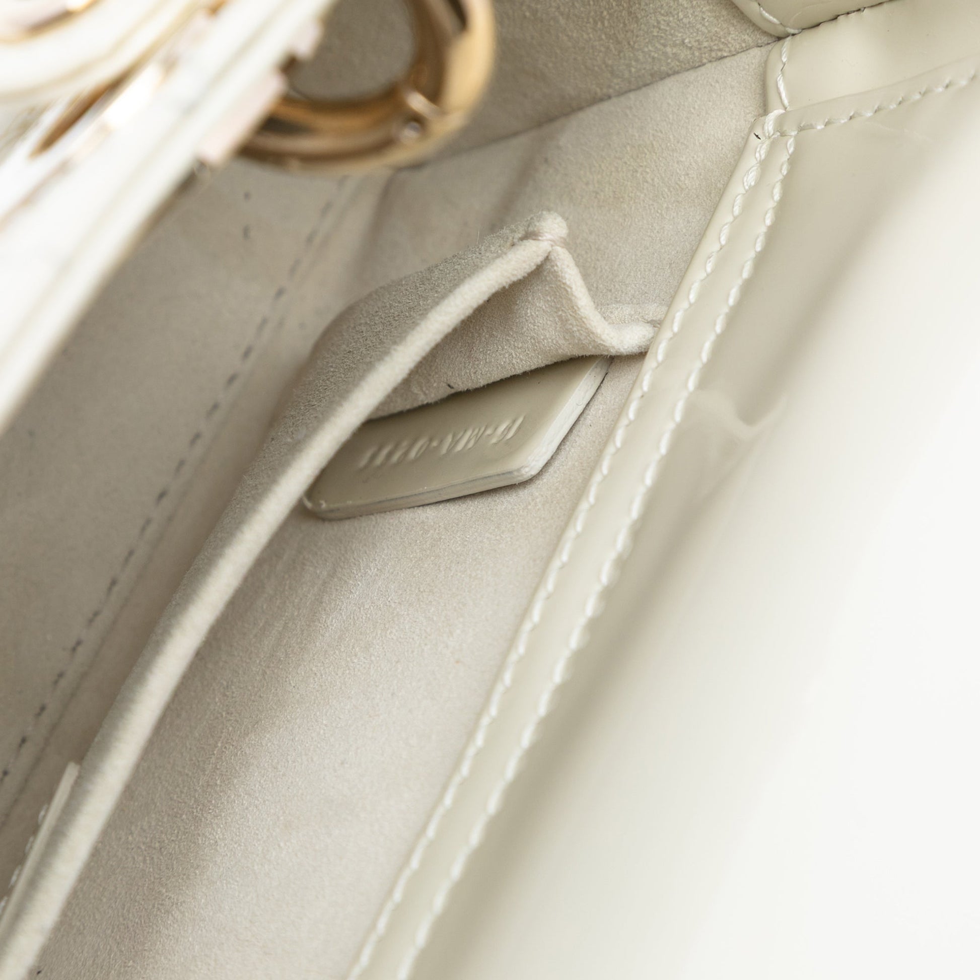 Dior Small Patent Cannage Lady D Joy