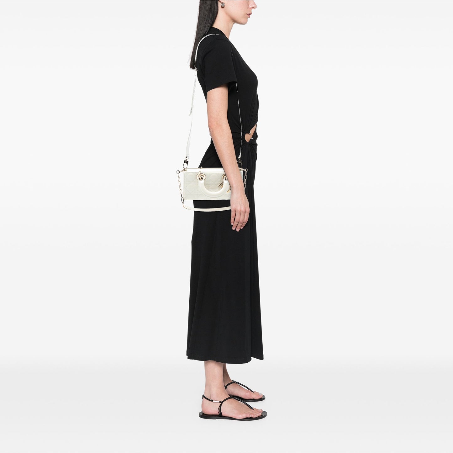 Dior Small Patent Cannage Lady D Joy