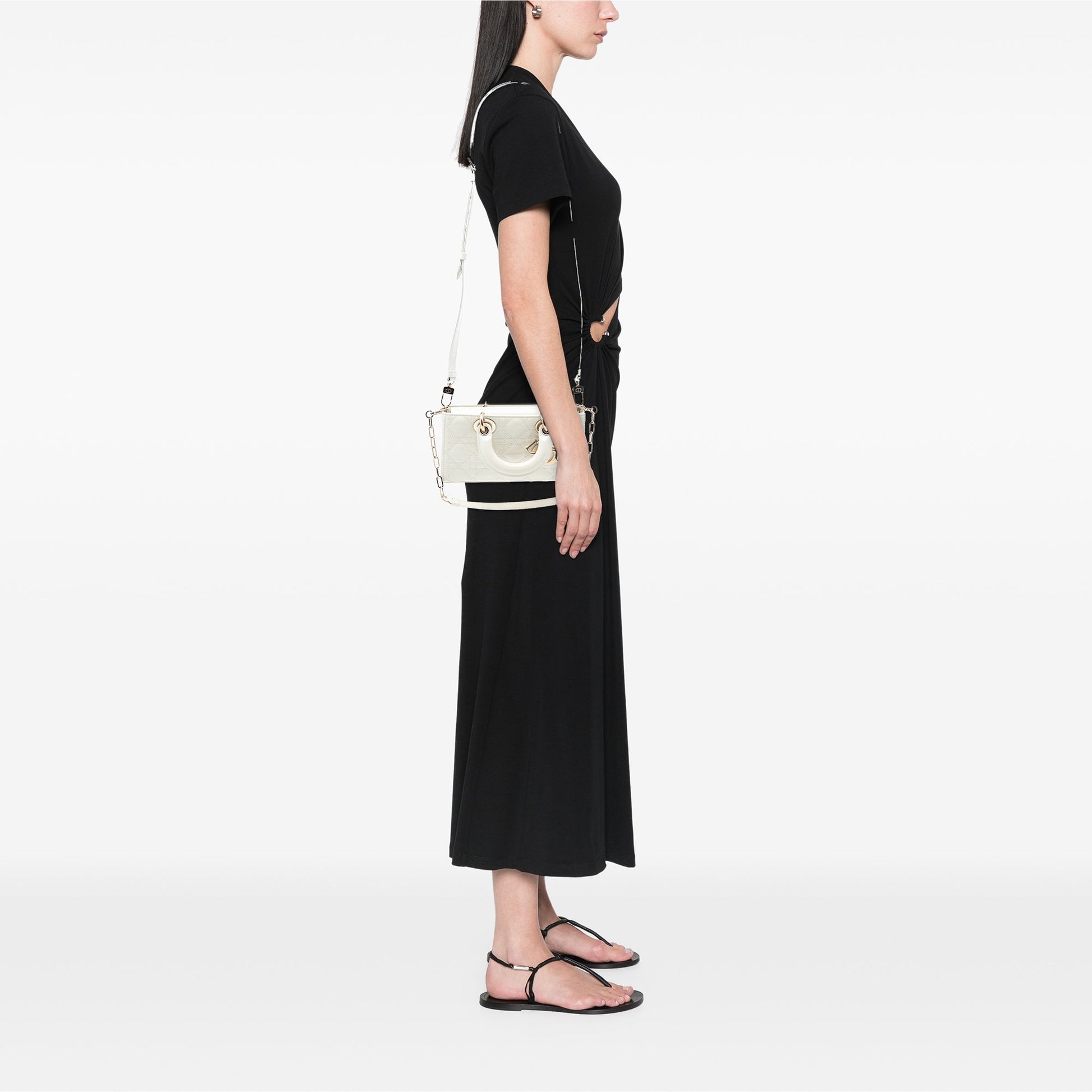 Dior Small Patent Cannage Lady D Joy
