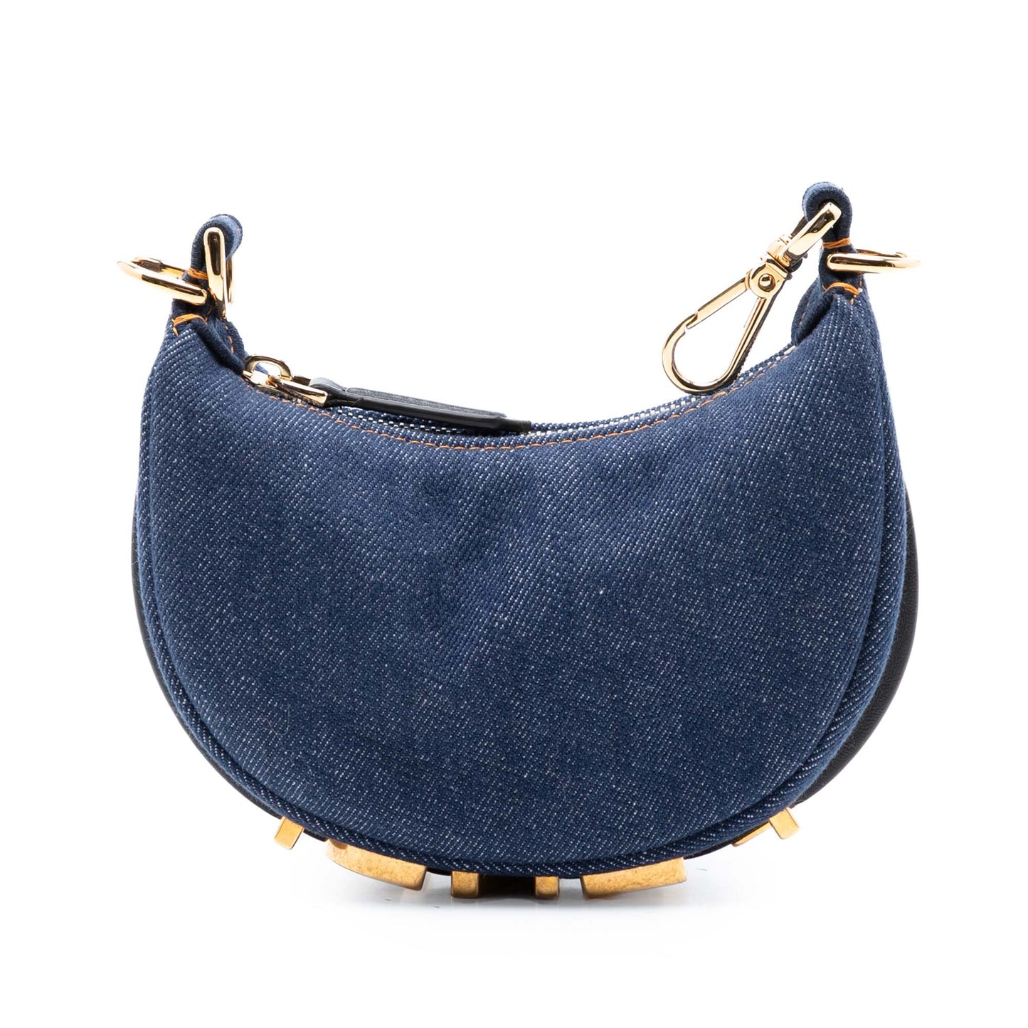 Fendi Nano Denim Fendigraphy Hobo