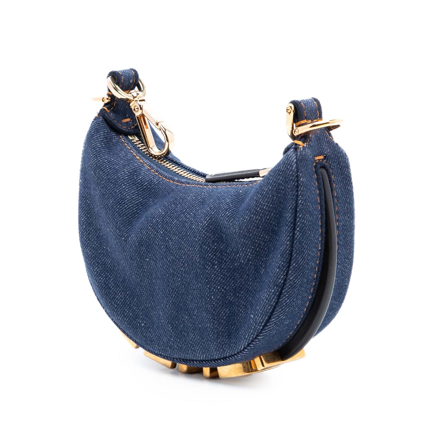 Fendi Nano Denim Fendigraphy Hobo