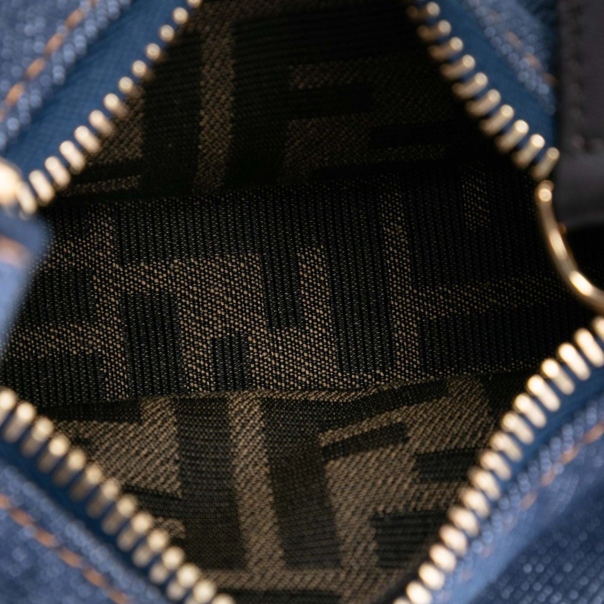 Fendi Nano Denim Fendigraphy Hobo
