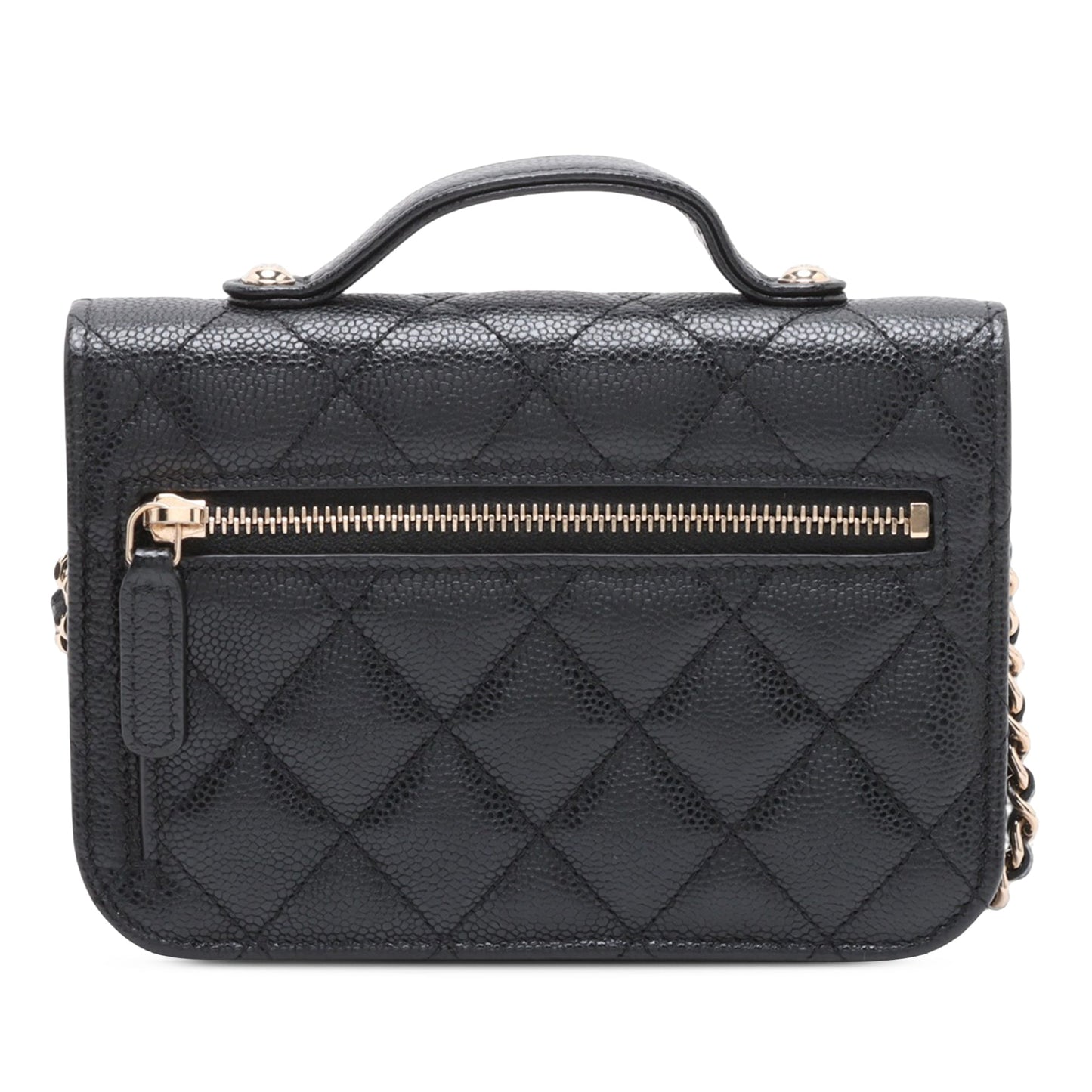 Chanel Mini Caviar Business Affinity Top Handle Bag