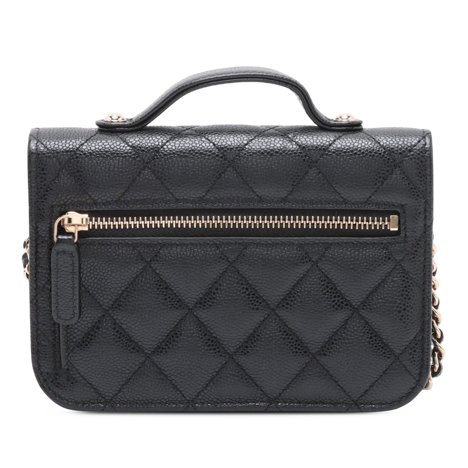 Chanel Mini Caviar Business Affinity Top Handle Bag