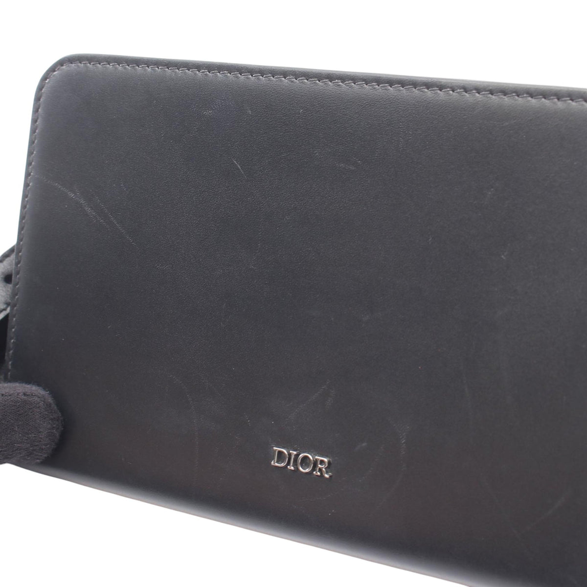 Dior Leather Dial Ultra Pouch Messenger Bag — Black