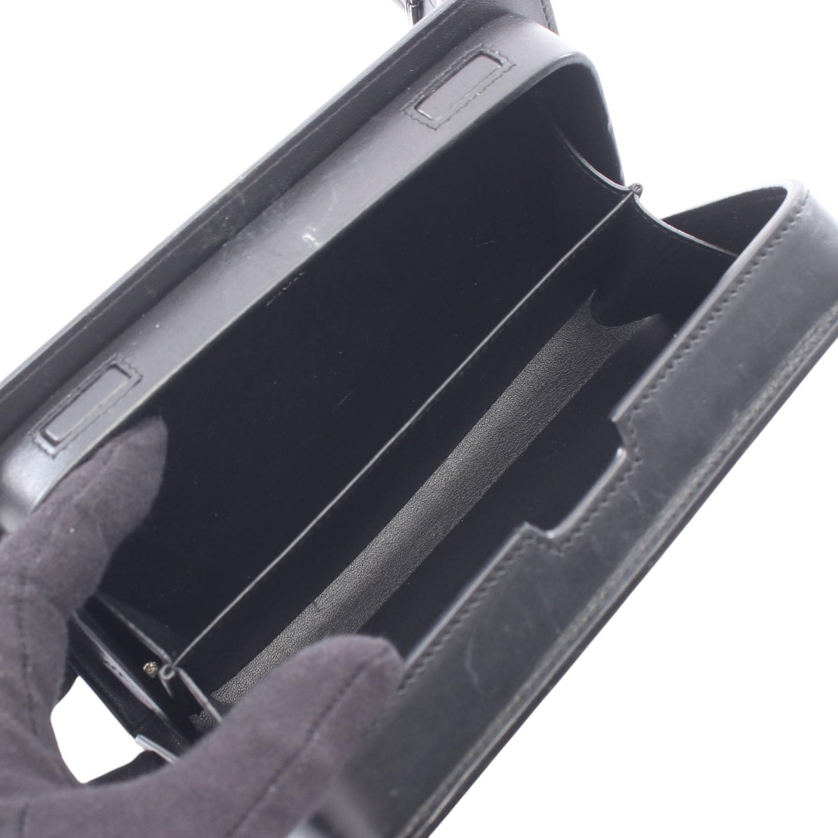 Dior Leather Dial Ultra Pouch Messenger Bag — Black