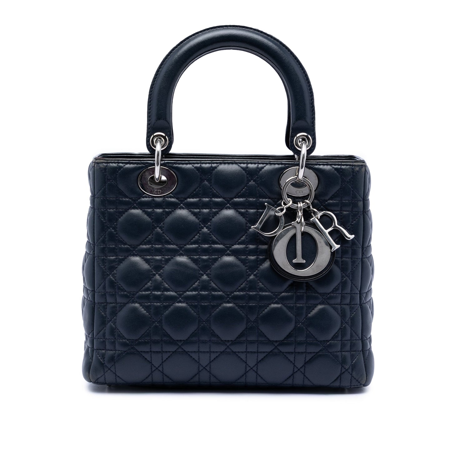 Dior Medium Lambskin Cannage Lady Dior