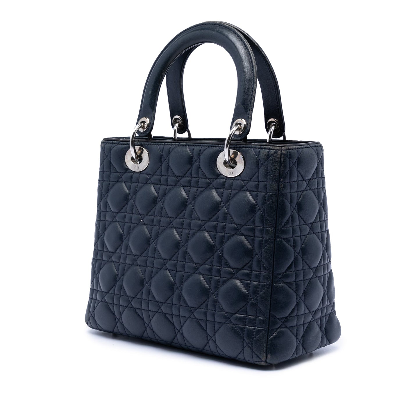 Dior Medium Lambskin Cannage Lady Dior