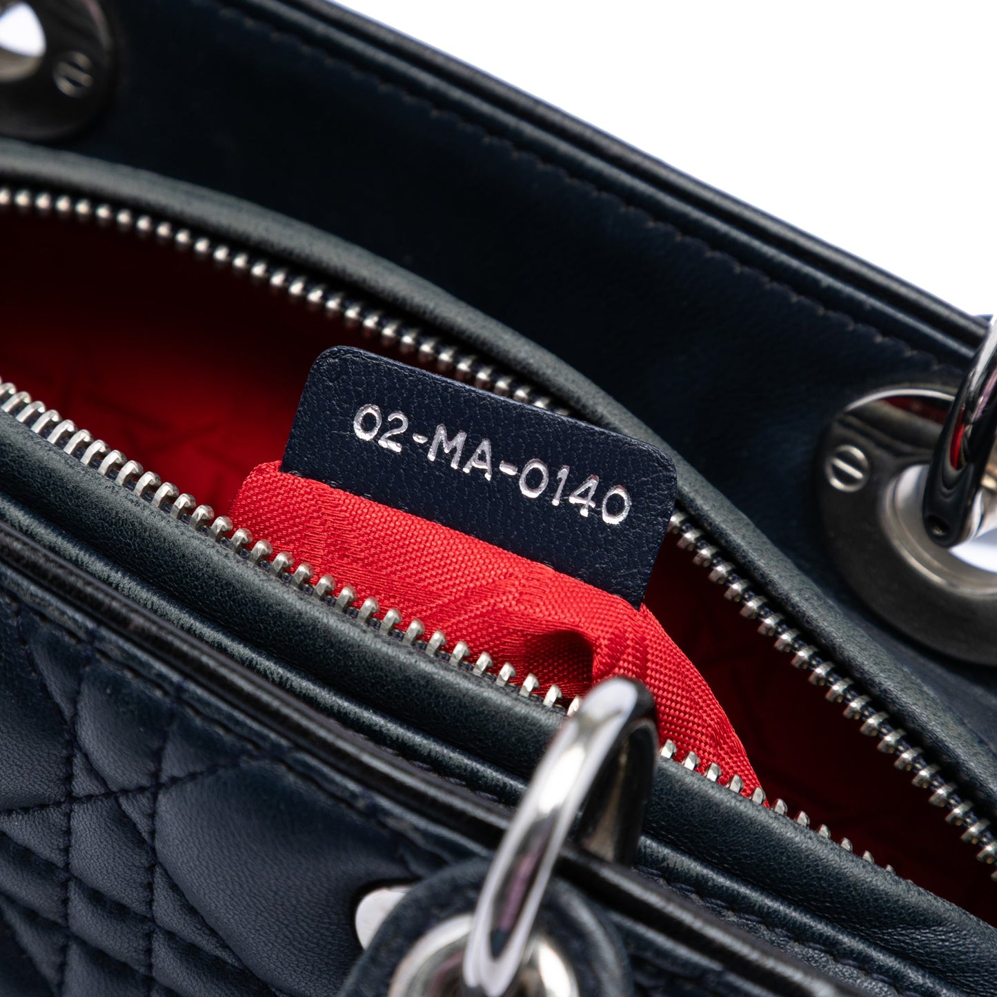 Dior Medium Lambskin Cannage Lady Dior