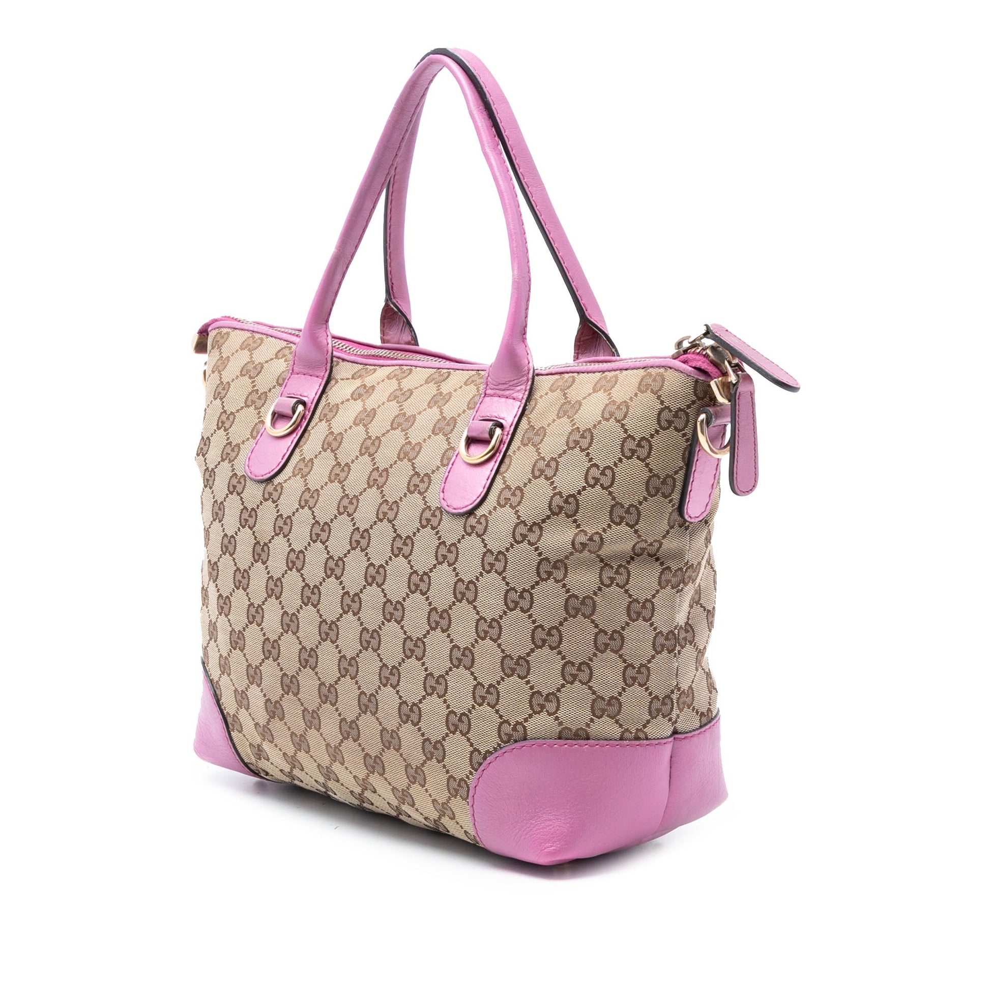 Gucci GG Canvas Heart Bit Satchel