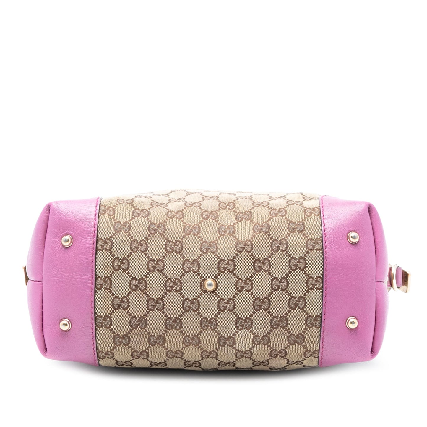 Gucci GG Canvas Heart Bit Satchel