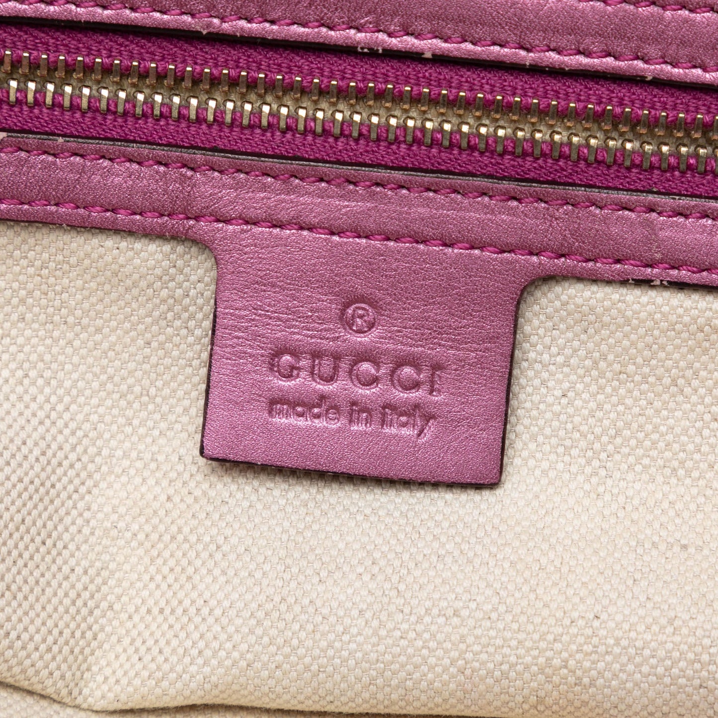 Gucci GG Canvas Heart Bit Satchel