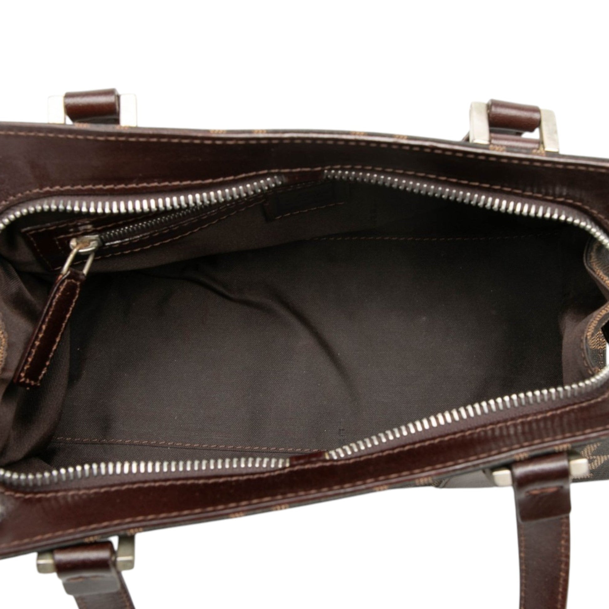 Fendi Zucca Canvas Handbag