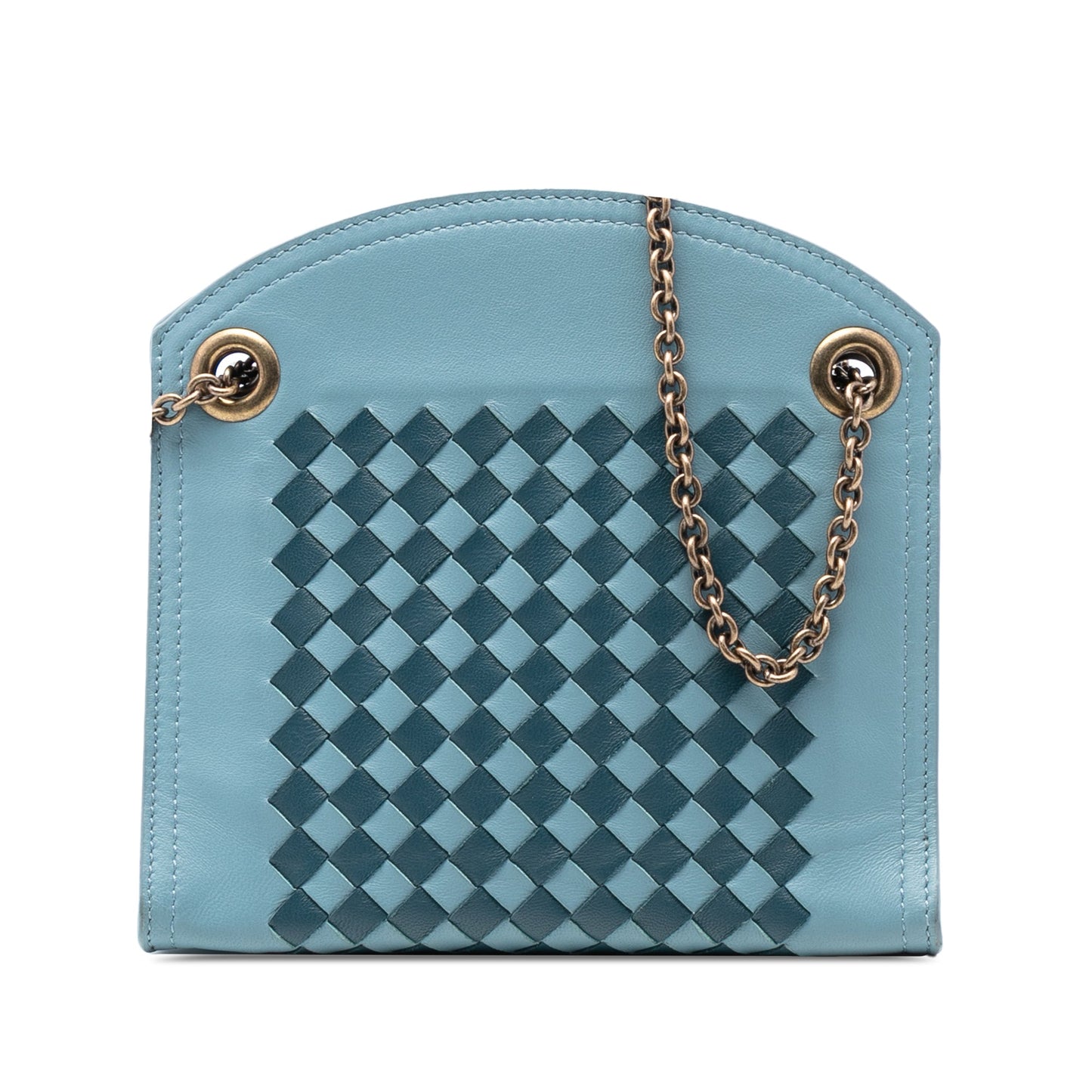 Bottega Veneta Nappa Intrecciato Chain Wallet