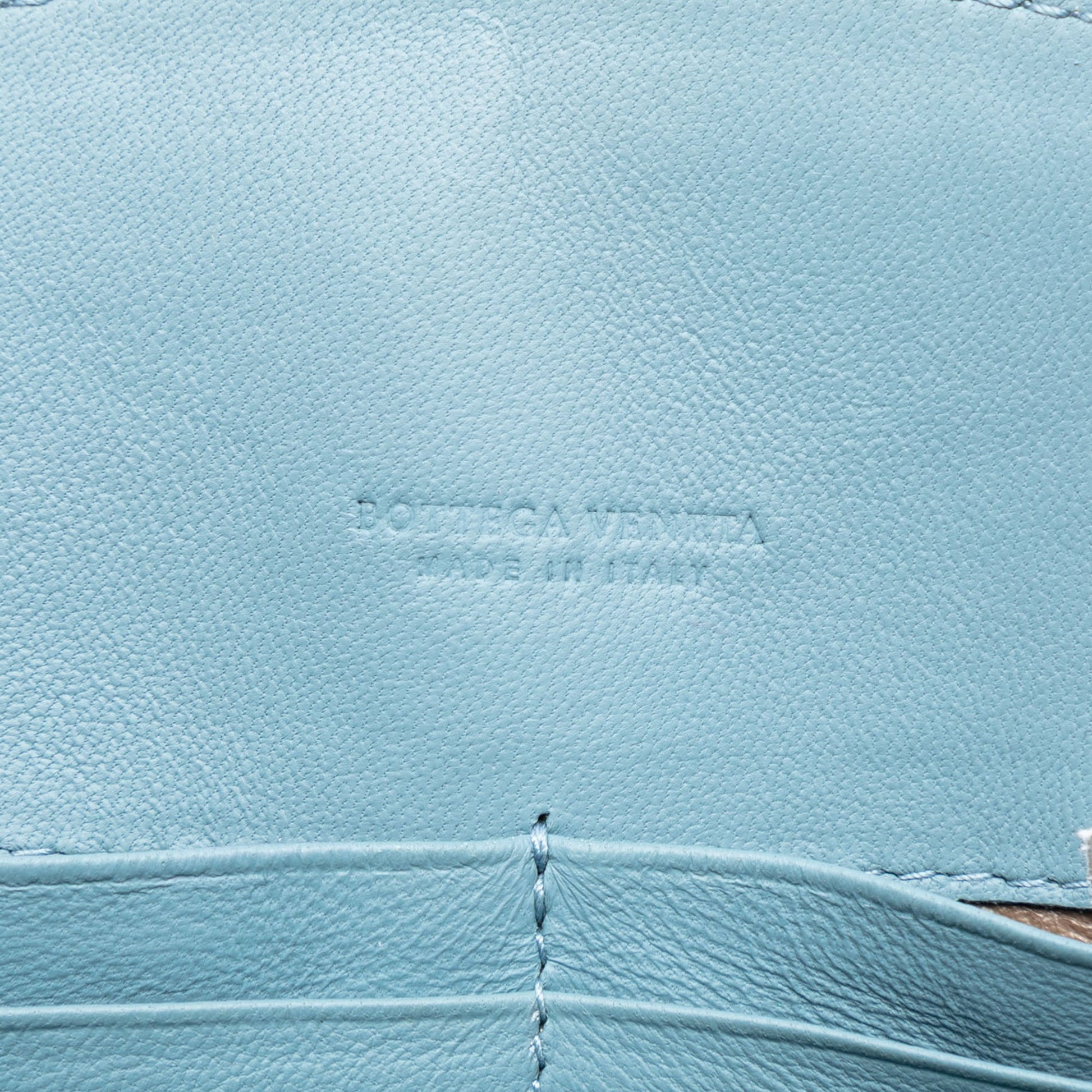 Bottega Veneta Nappa Intrecciato Chain Wallet