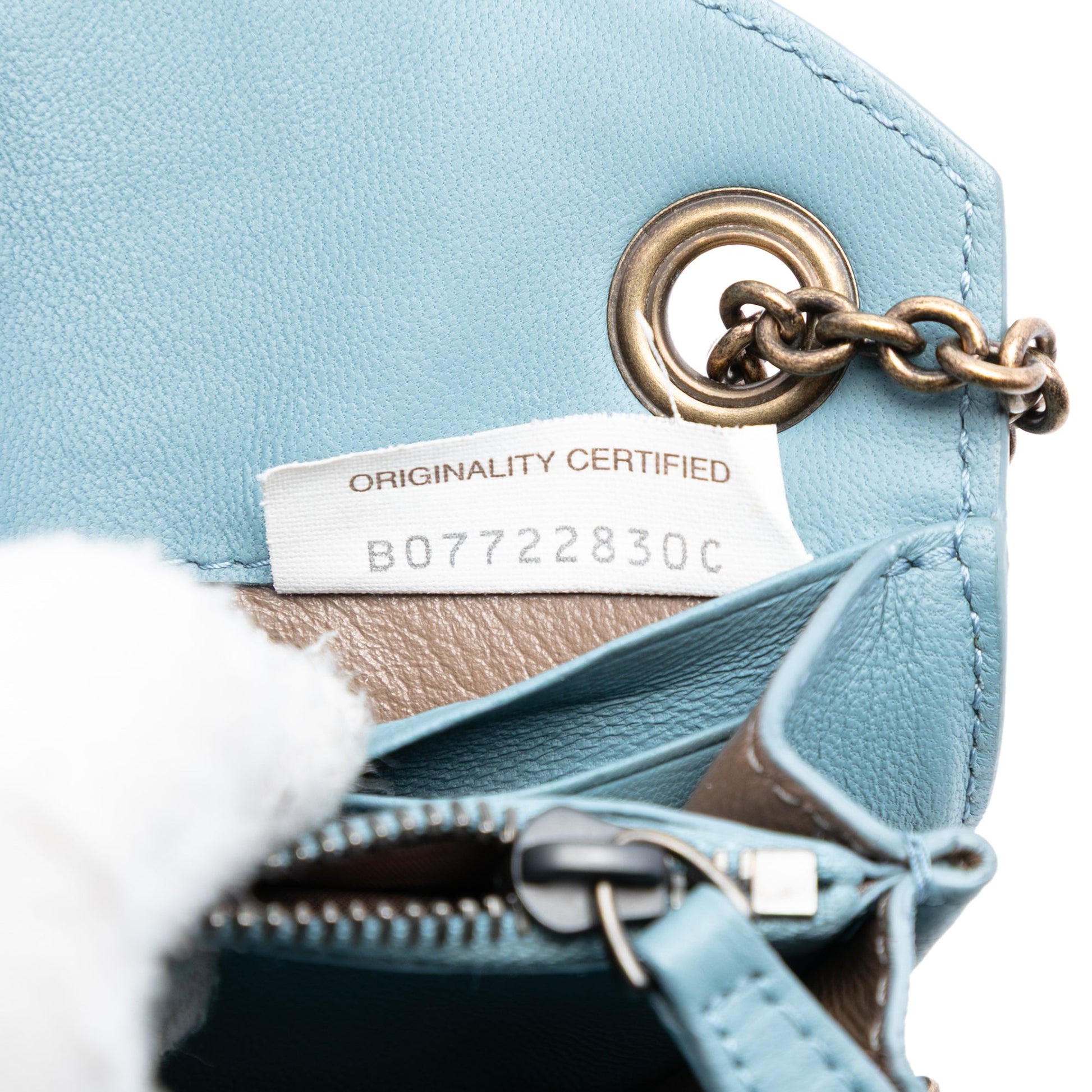 Bottega Veneta Nappa Intrecciato Chain Wallet