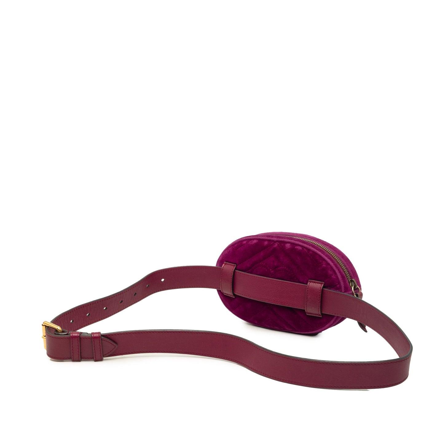 Gucci GG Marmont Matelasse Velvet Belt Bag