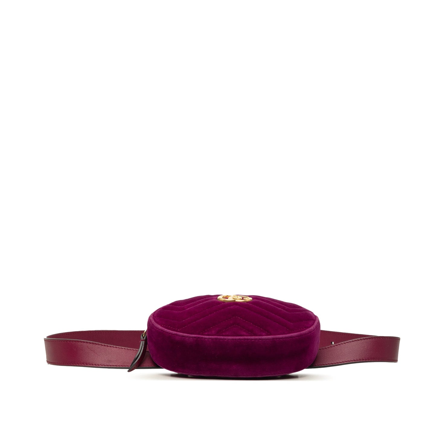 Gucci GG Marmont Matelasse Velvet Belt Bag