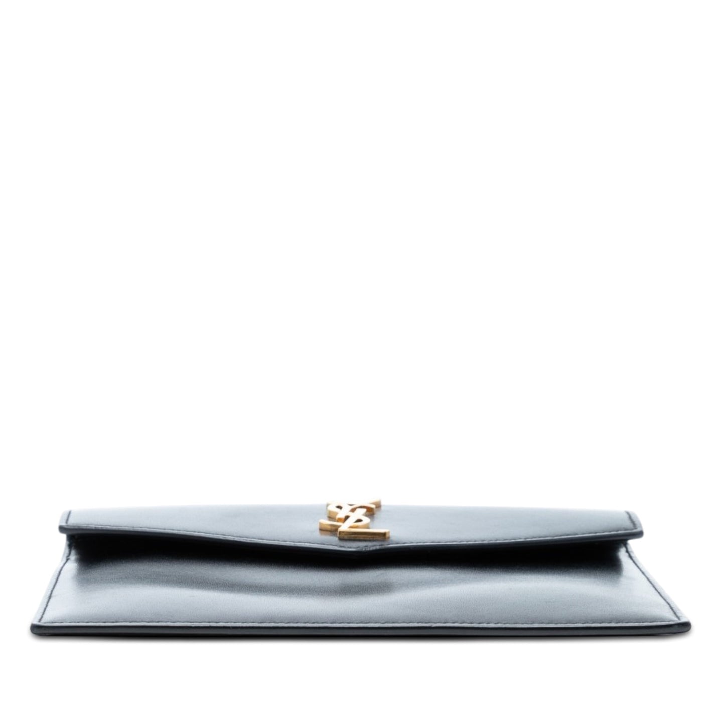 Saint Laurent Baby Smooth Shiny Calfskin Monogram Uptown Pouch
