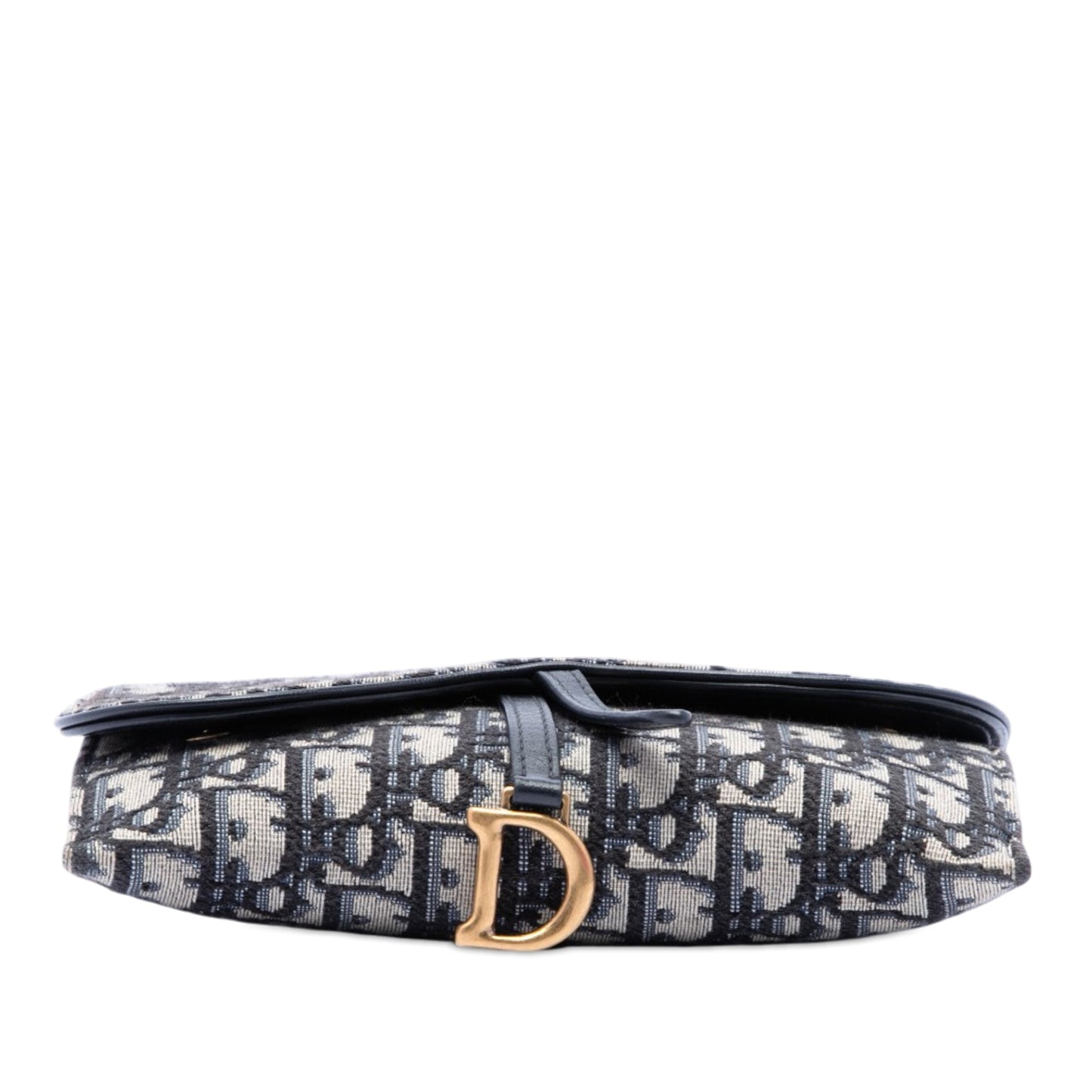 Dior Oblique Canvas Saddle Wallet On Chain