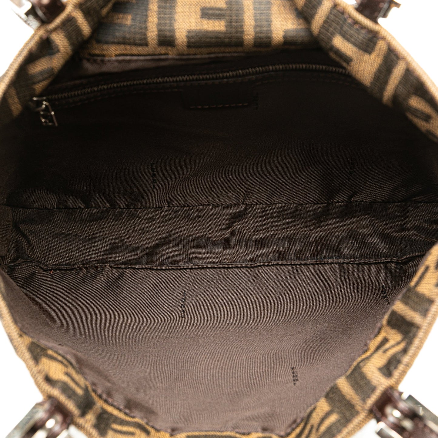 Fendi Zucca Canvas Shoulder Bag
