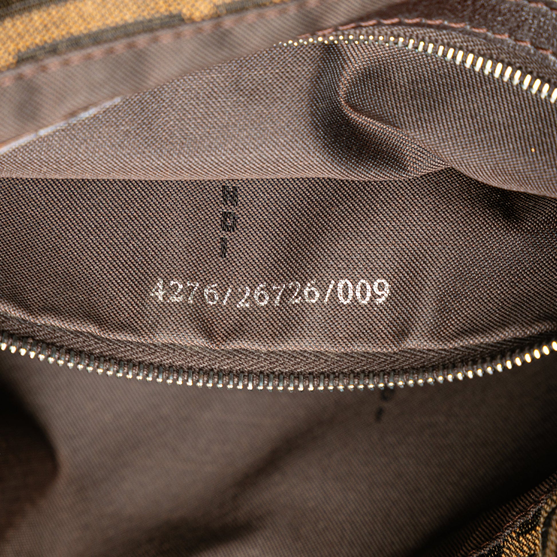 Fendi Zucca Canvas Shoulder Bag