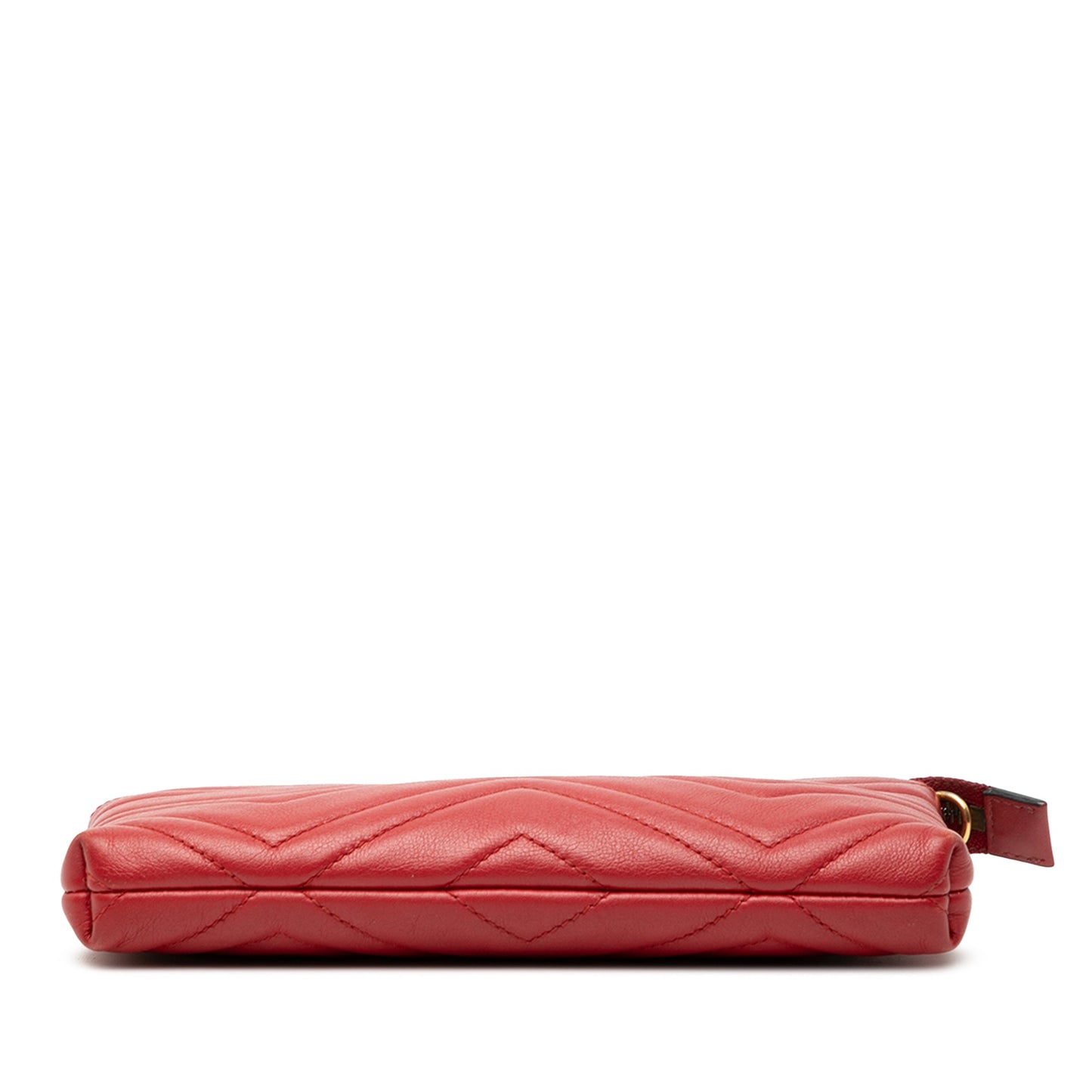 Gucci Mini GG Marmont Matelasse Leather Wallet On Chain
