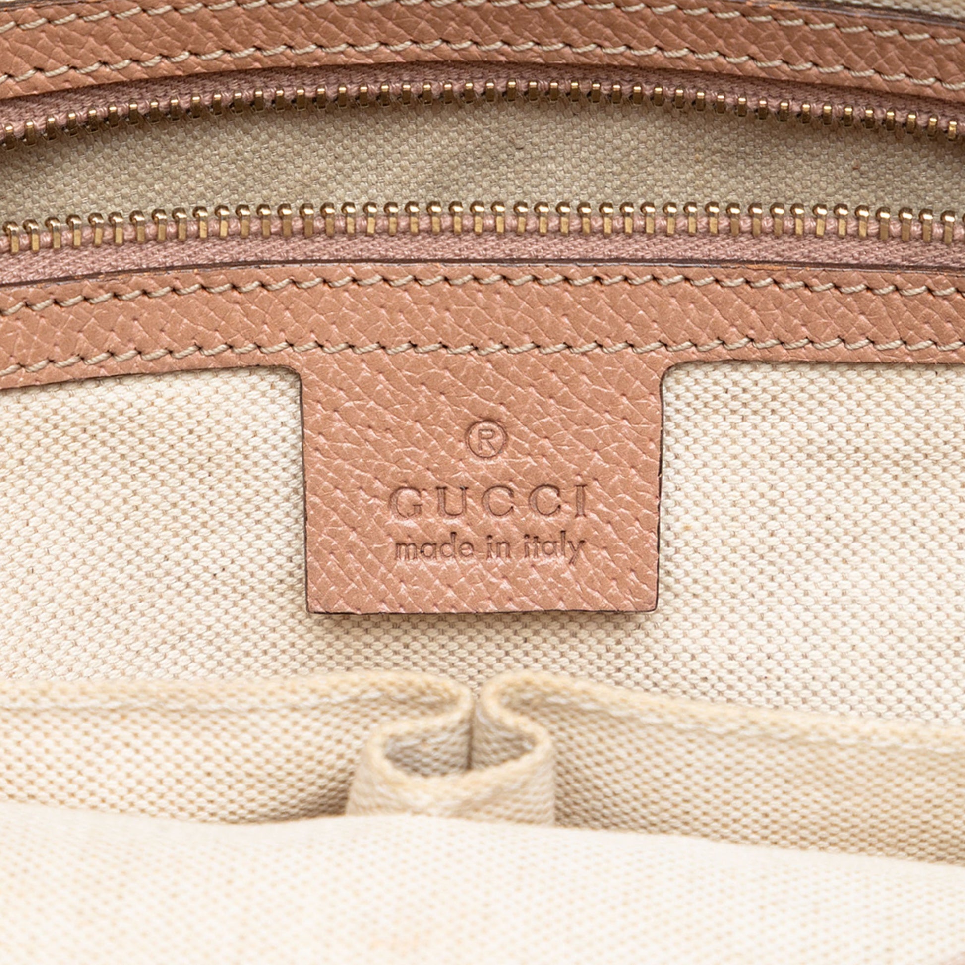 Gucci GG Canvas and Leather Bree Tote