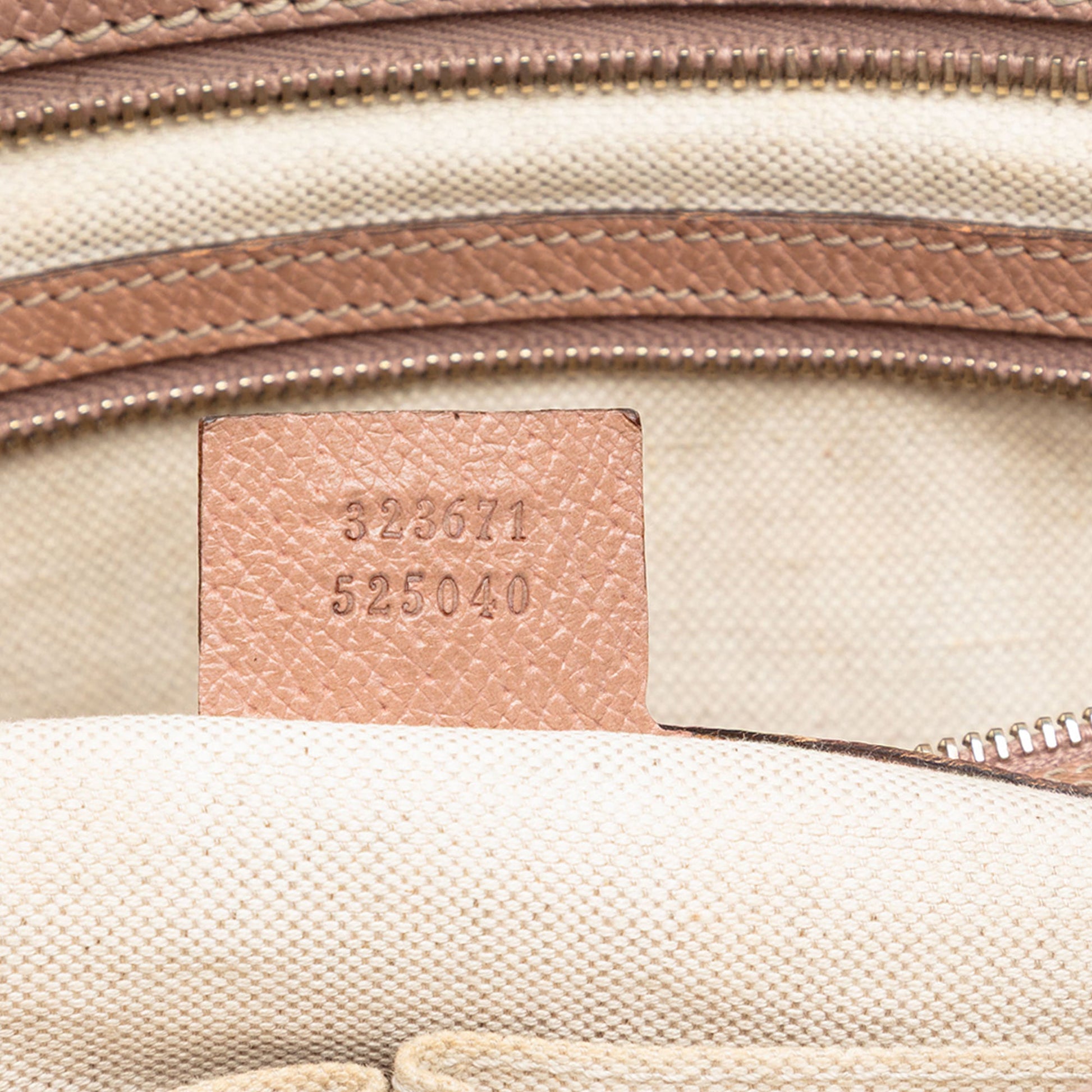 Gucci GG Canvas and Leather Bree Tote