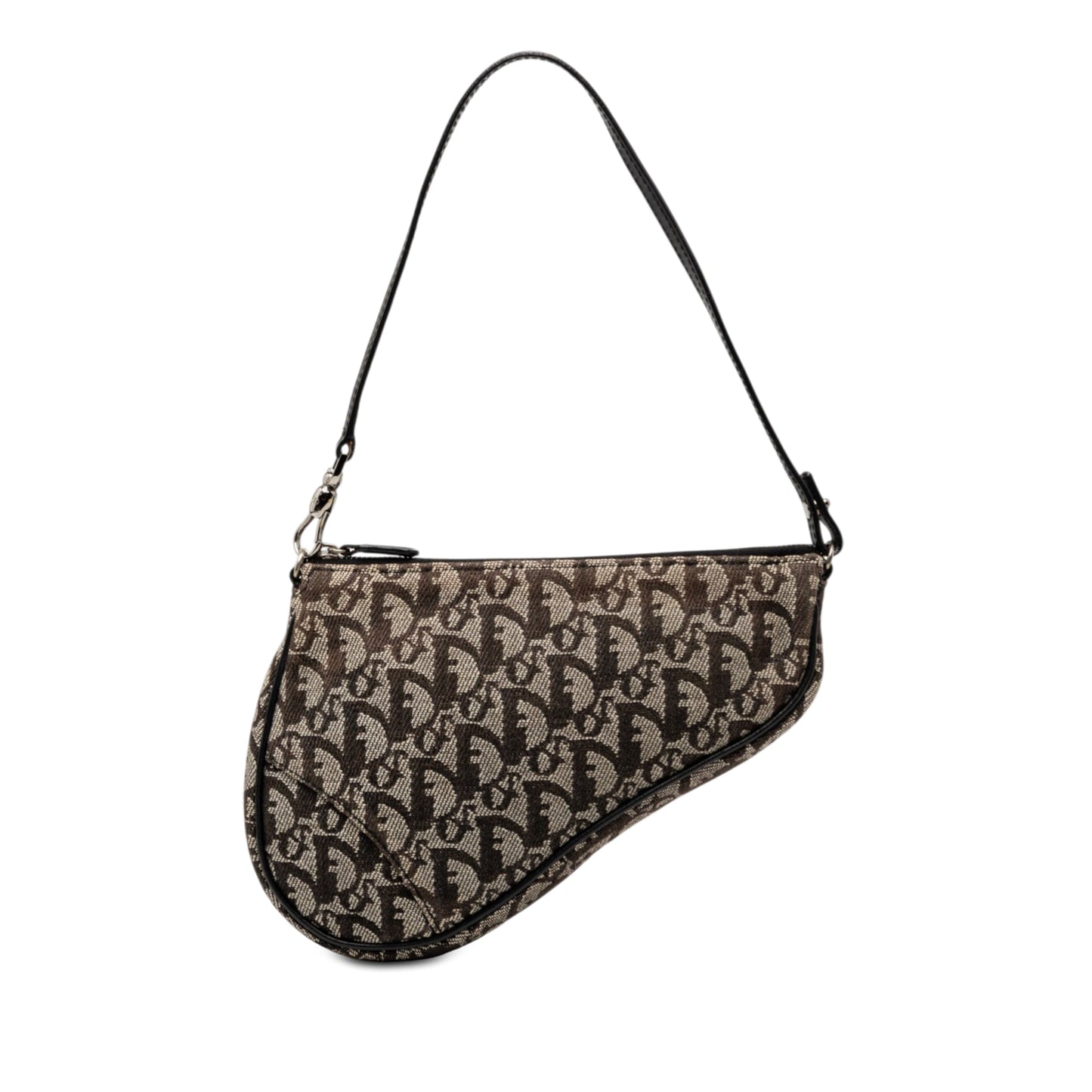 Dior Mini Diorissimo Canvas Saddle Pochette