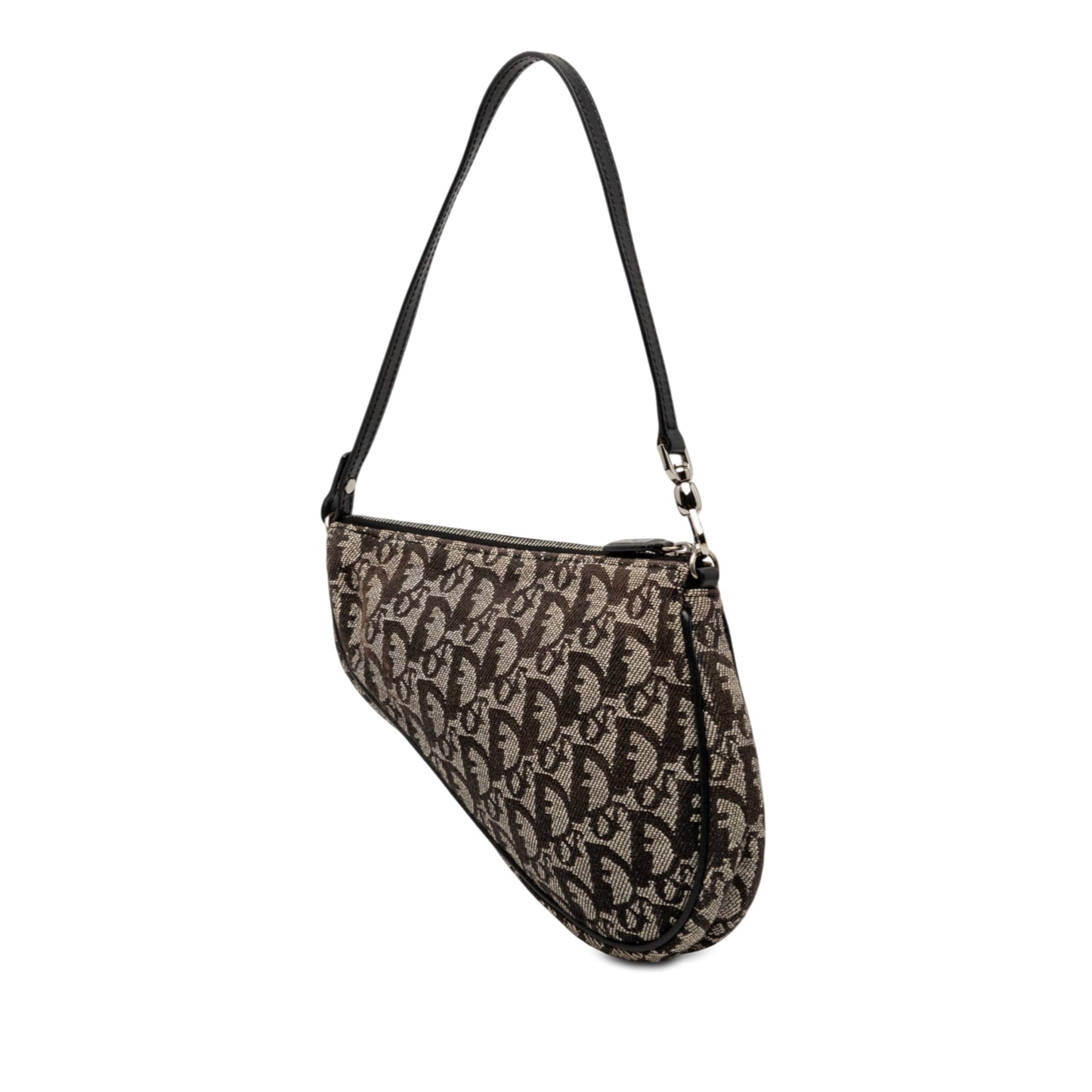 Dior Mini Diorissimo Canvas Saddle Pochette