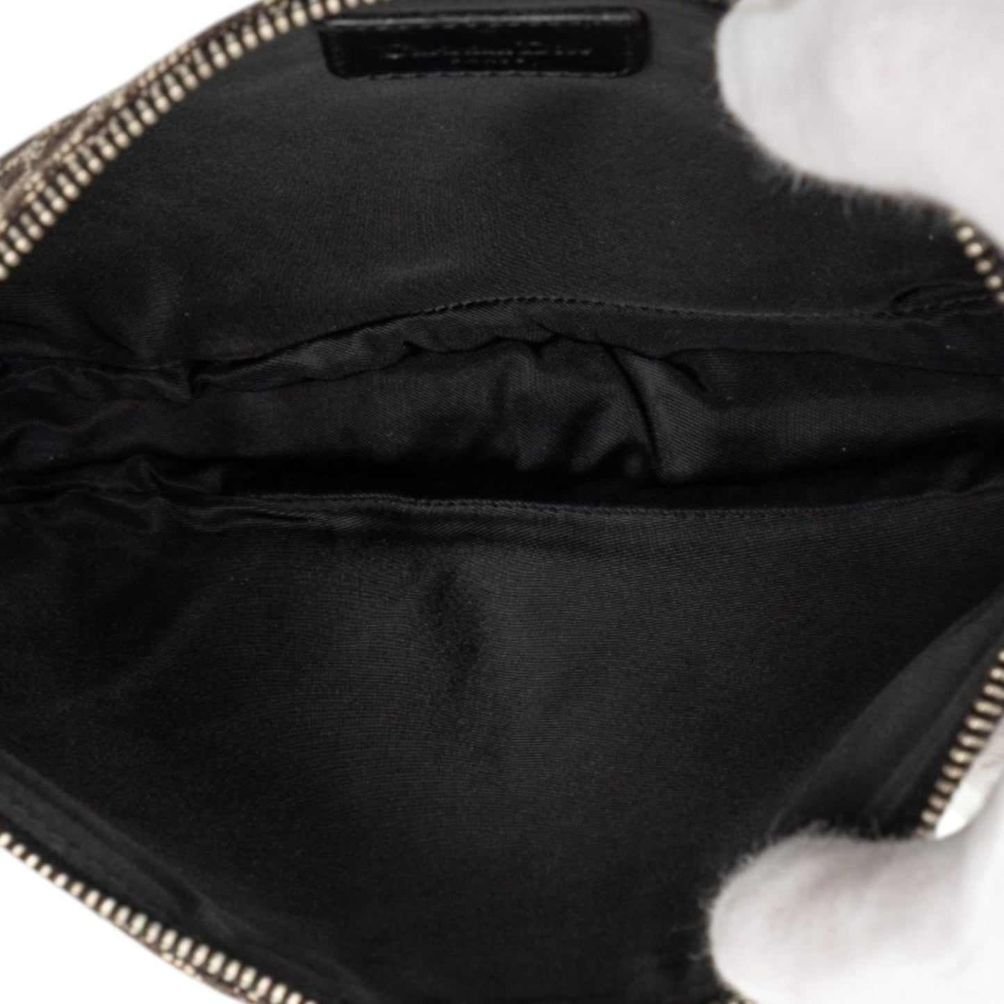 Dior Mini Diorissimo Canvas Saddle Pochette