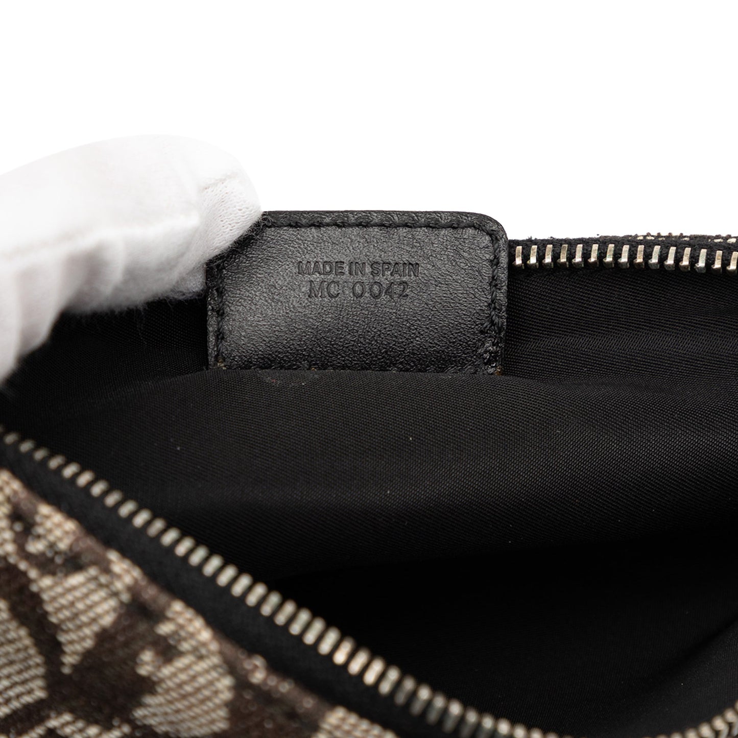Dior Mini Diorissimo Canvas Saddle Pochette