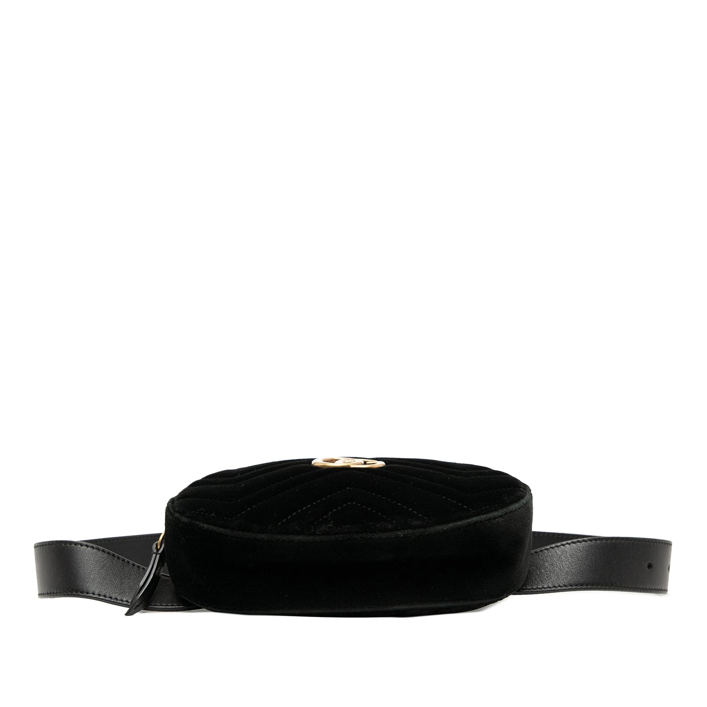 Gucci GG Marmont Matelasse Velvet Belt Bag