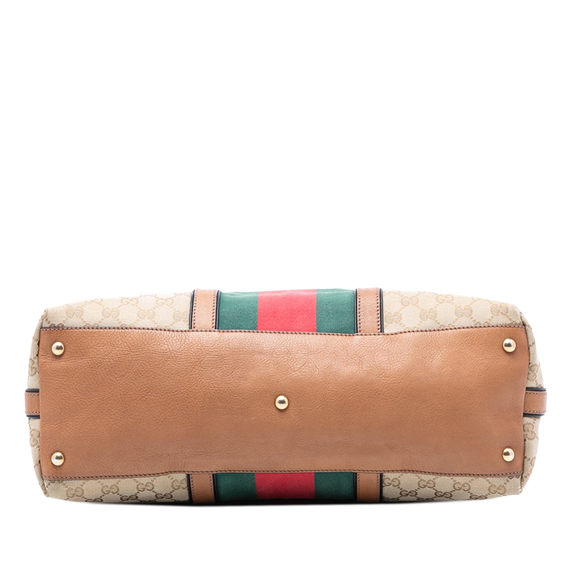Medium GG Canvas Web Rania Top Handle Bag