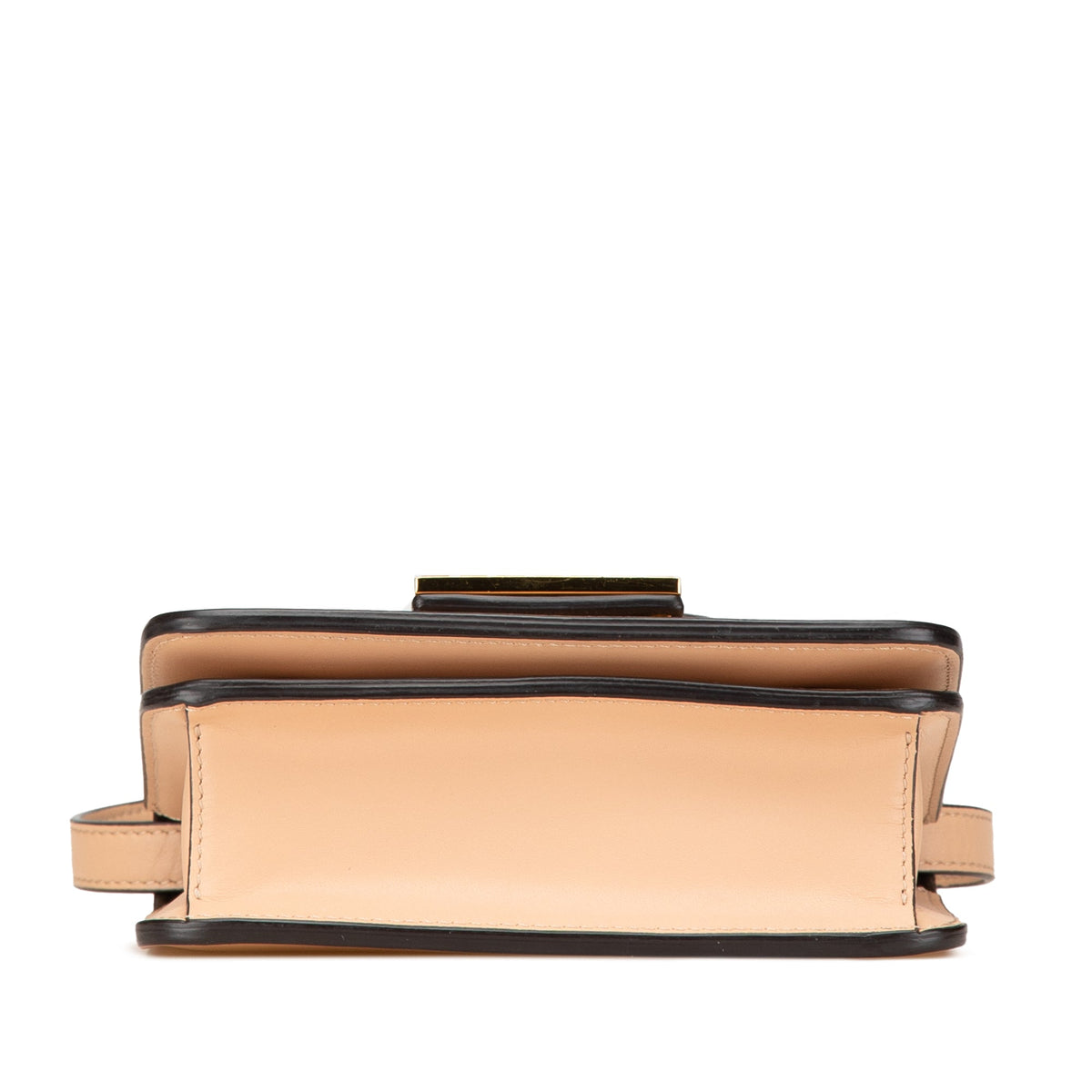 Fendi Leather Crystal Fab Crossbody