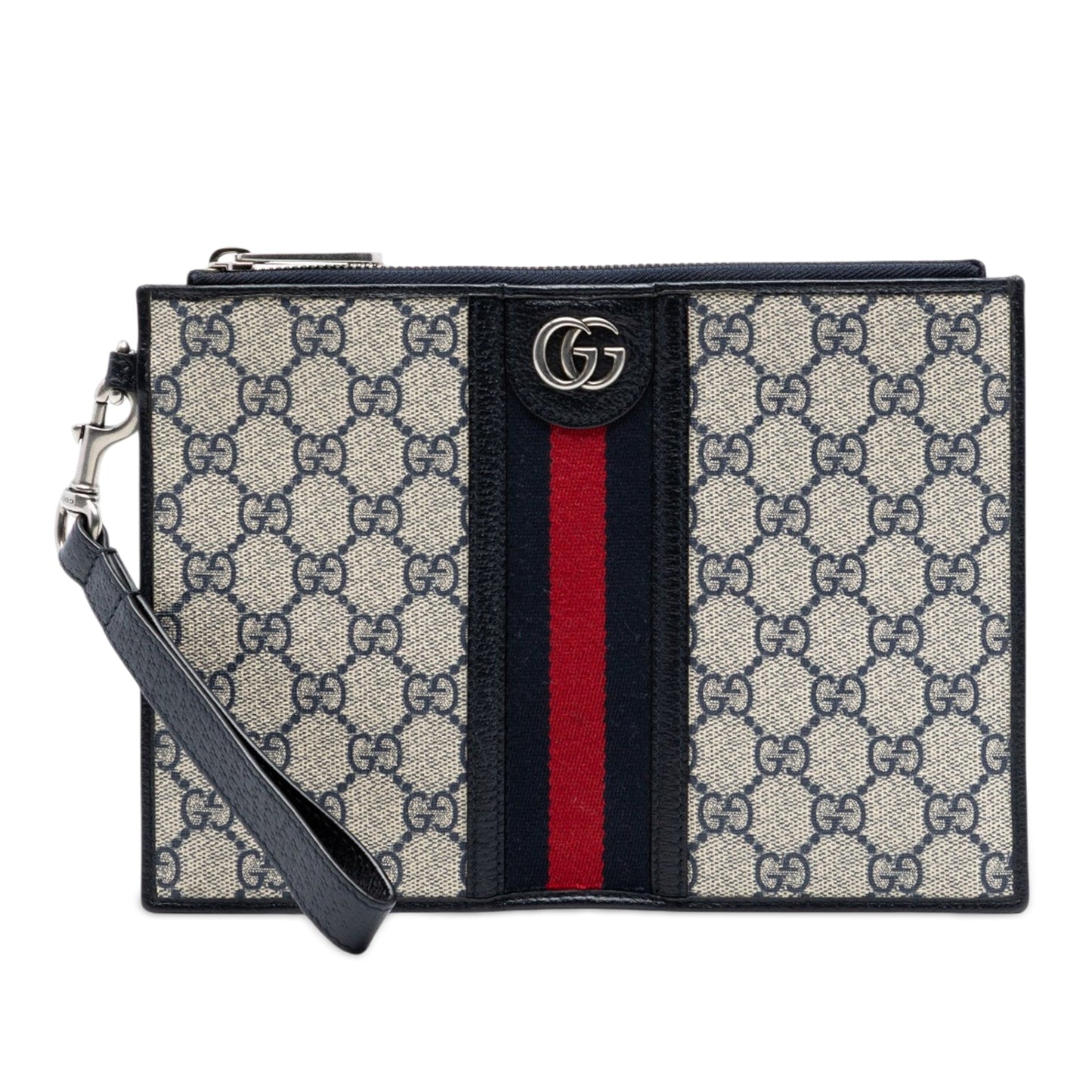 Gucci GG Supreme Web Ophidia Clutch