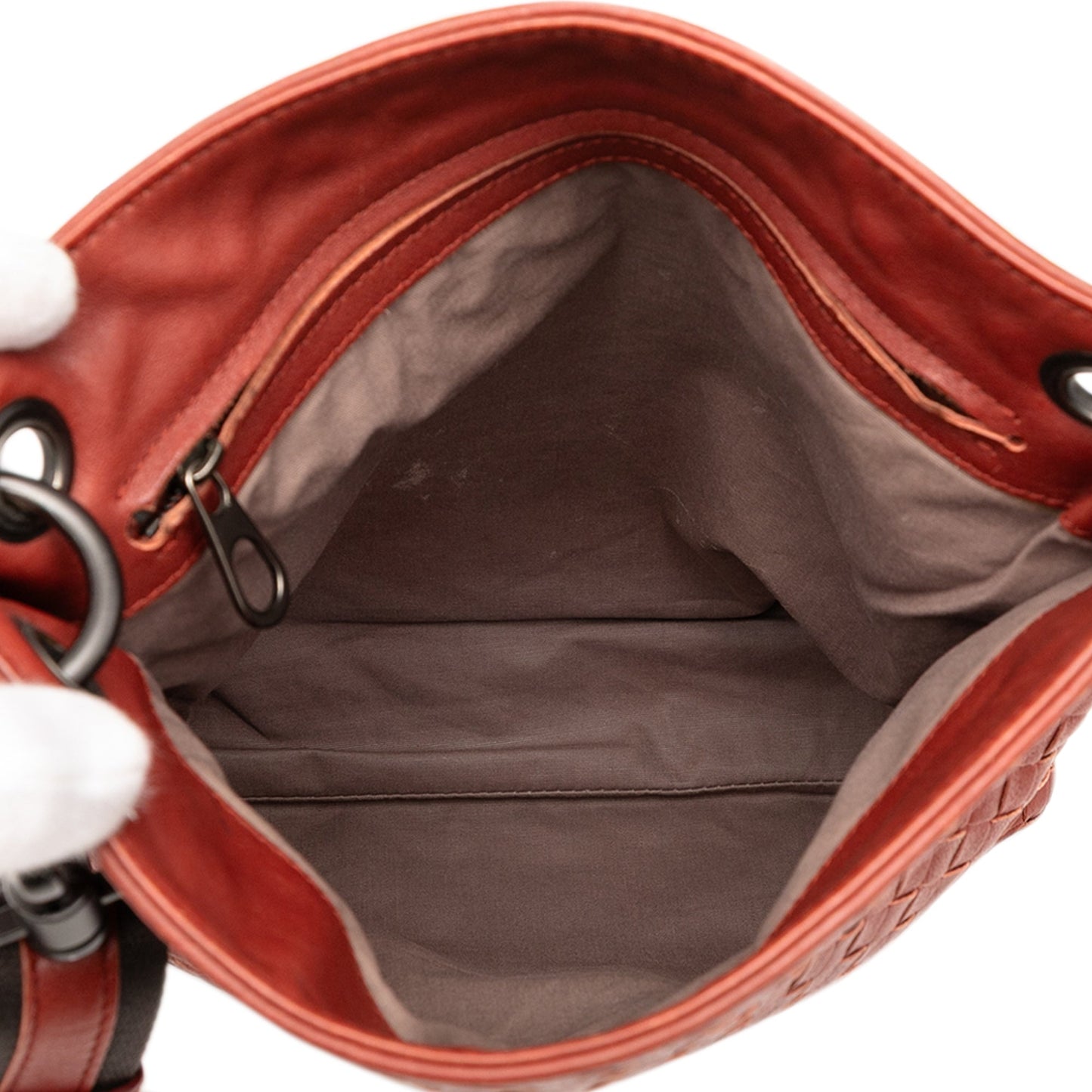 Bottega Veneta Leather Intrecciato Crossbody