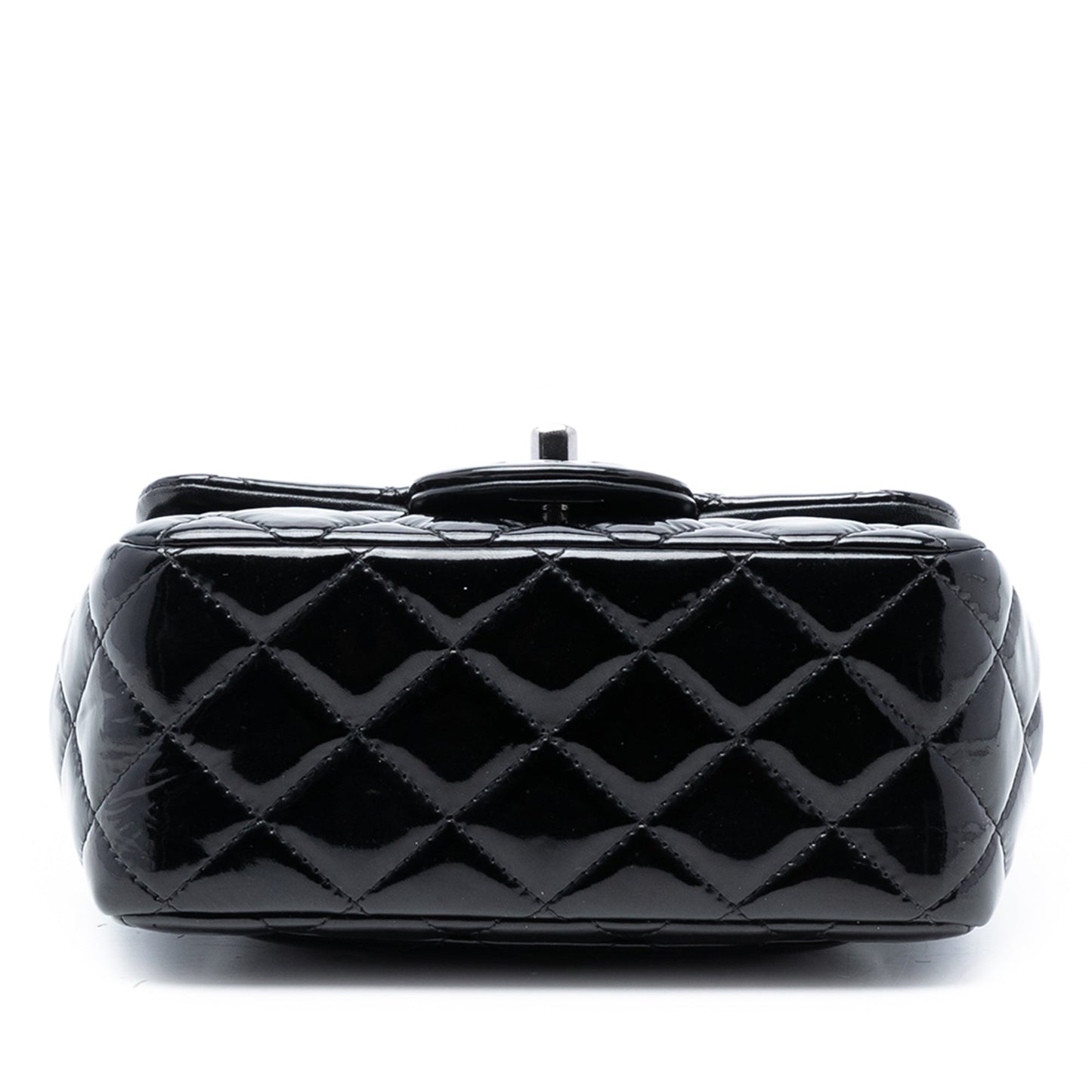 Chanel Mini Square Classic Patent Single Flap