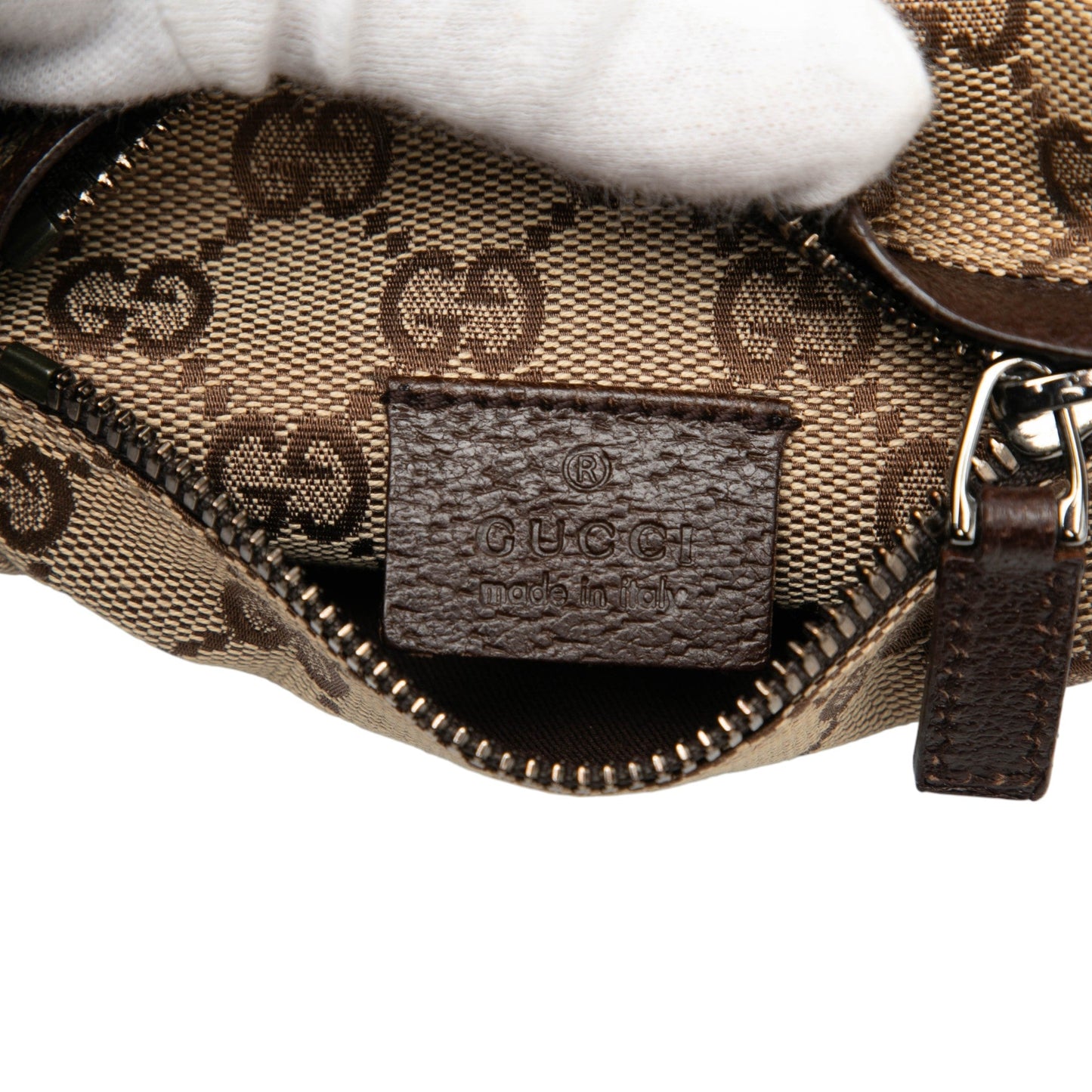 Gucci GG Canvas Web Double Pocket Belt Bag