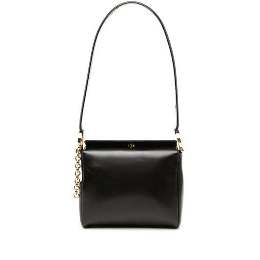 Ferragamo Leather Gancini Shoulder Bag