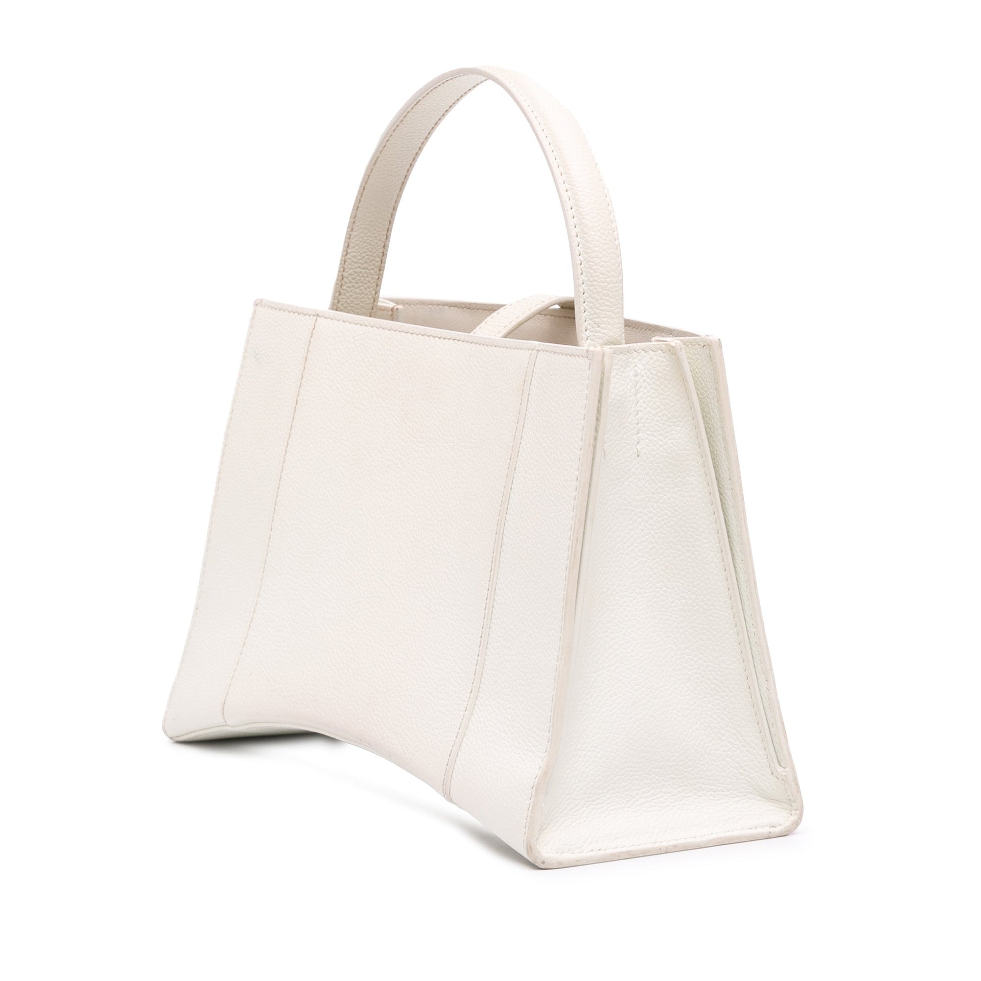 Balenciaga Small Leather Hourglass East West Tote