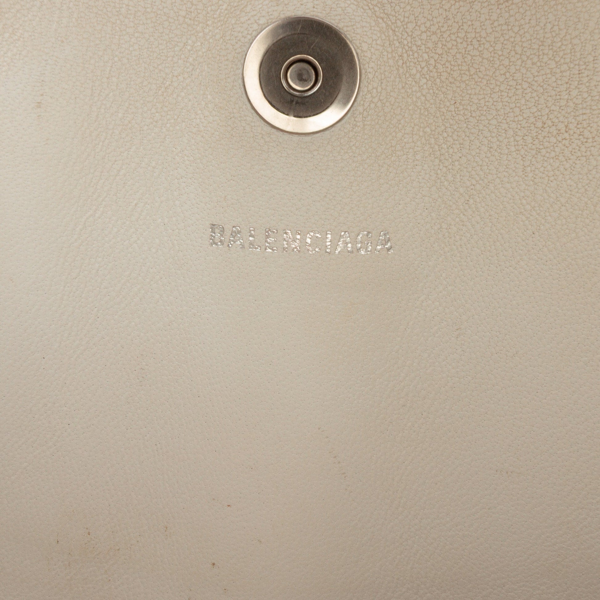 Balenciaga Small Leather Hourglass East West Tote