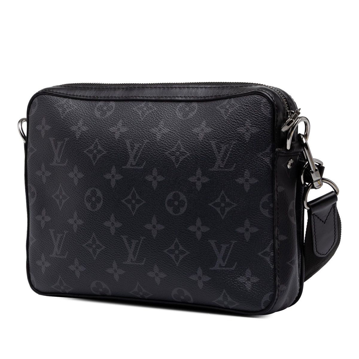 Louis Vuitton Monogram Eclipse Reverse Trio Messenger — Black