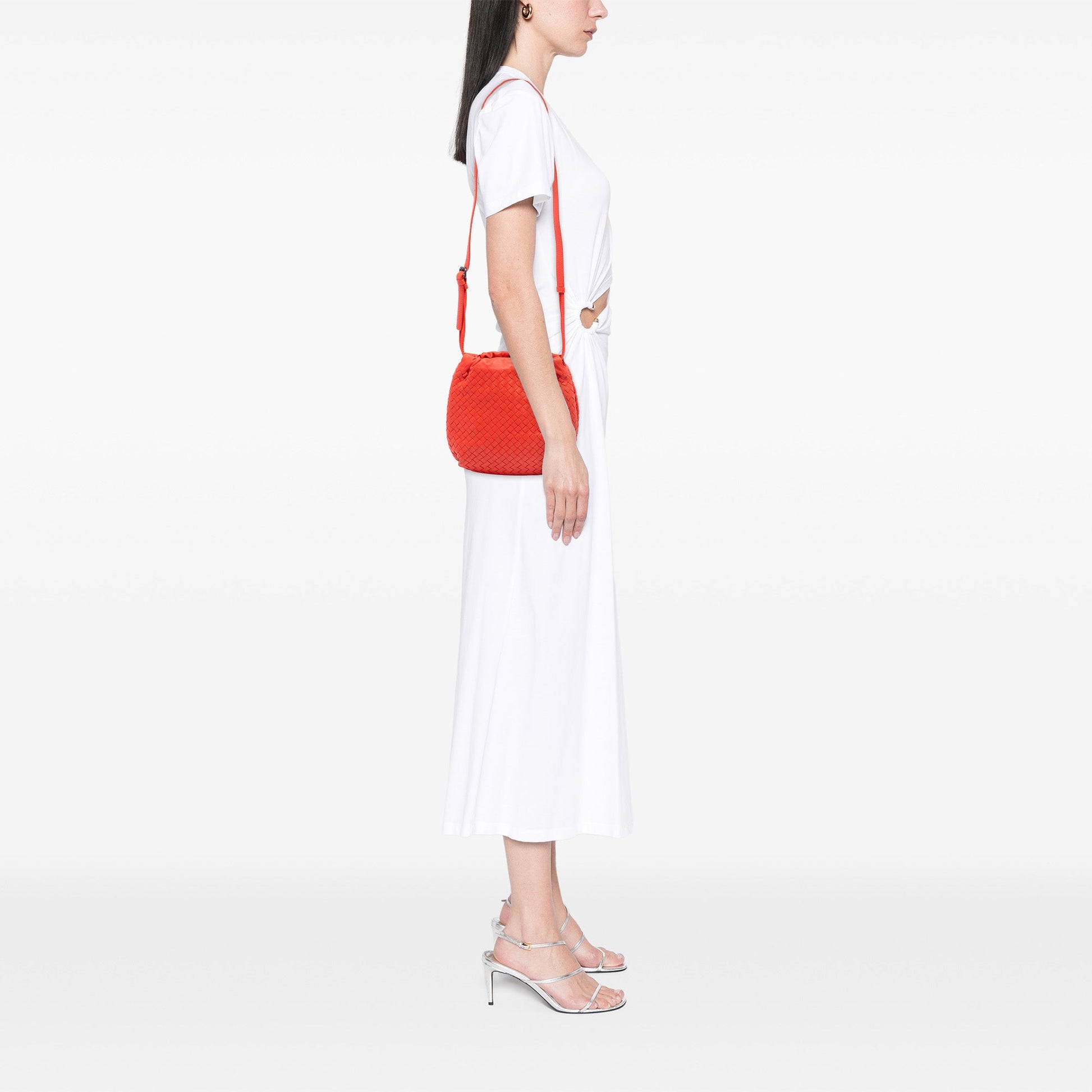 Bottega Veneta Nappa Intrecciato Drawstring Crossbody