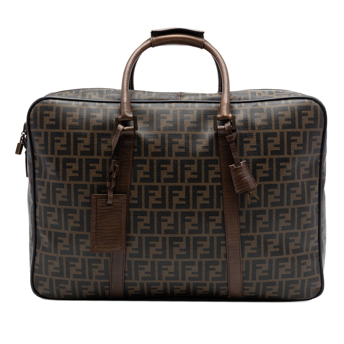 Fendi Zucca Coated Canvas Suitcase