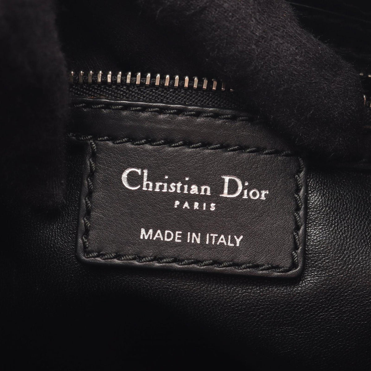 Dior Leather Lattice Satchel