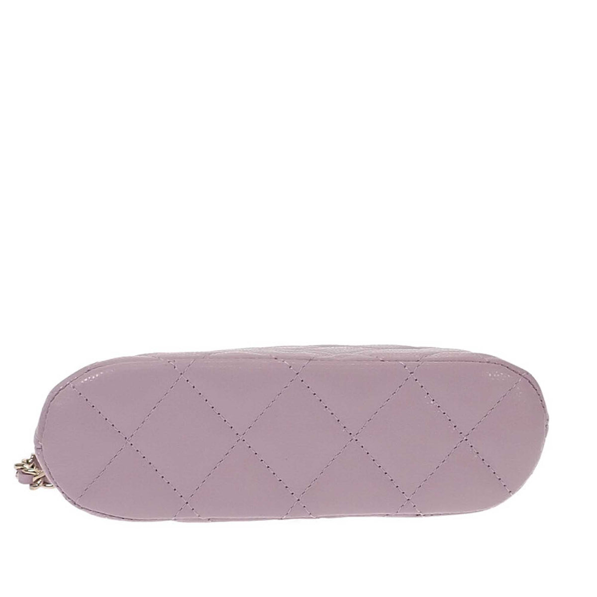 Chanel Quilted Caviar Classic Clutch With Chain